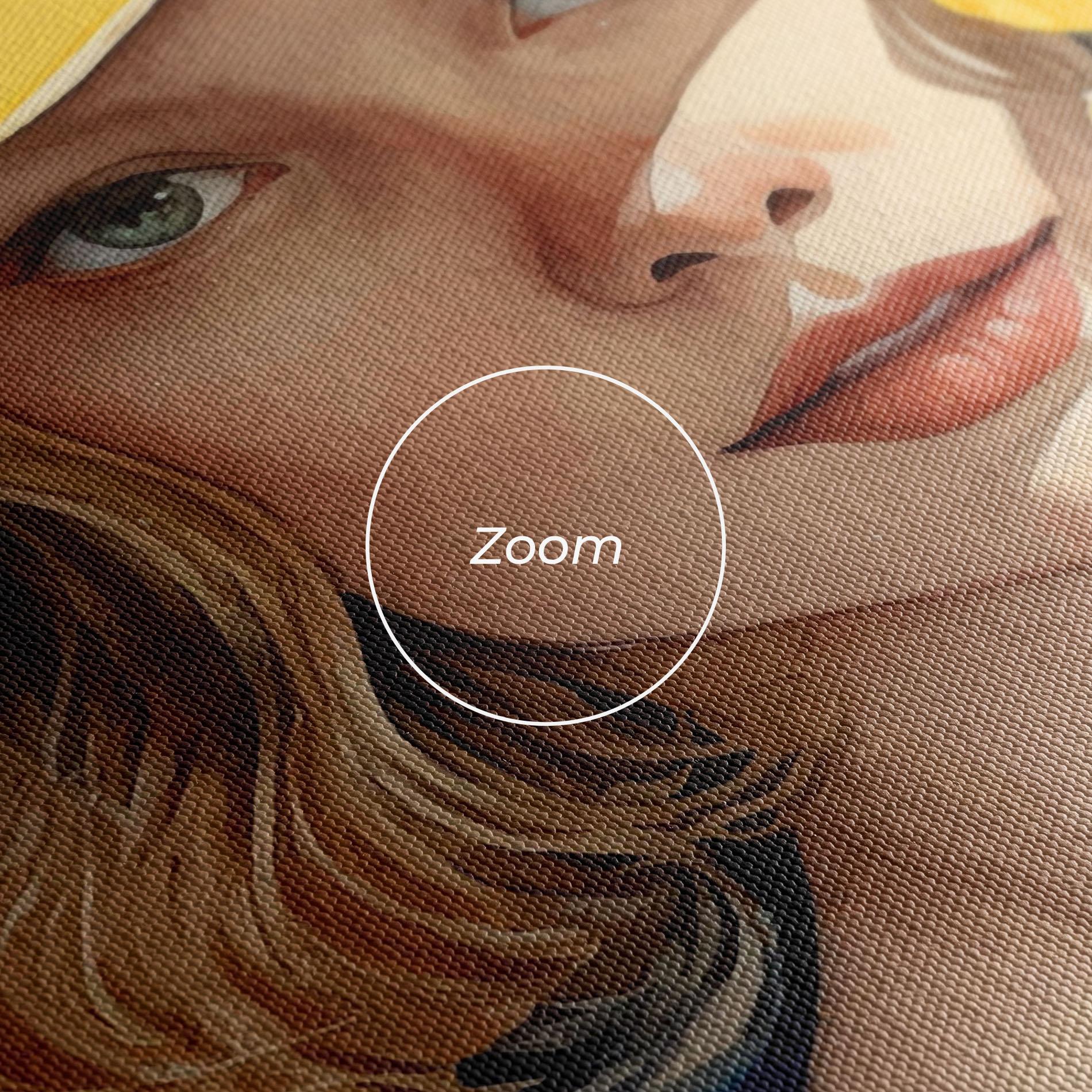 Tablou Canvas Yellow Hat Flowers mockup 3