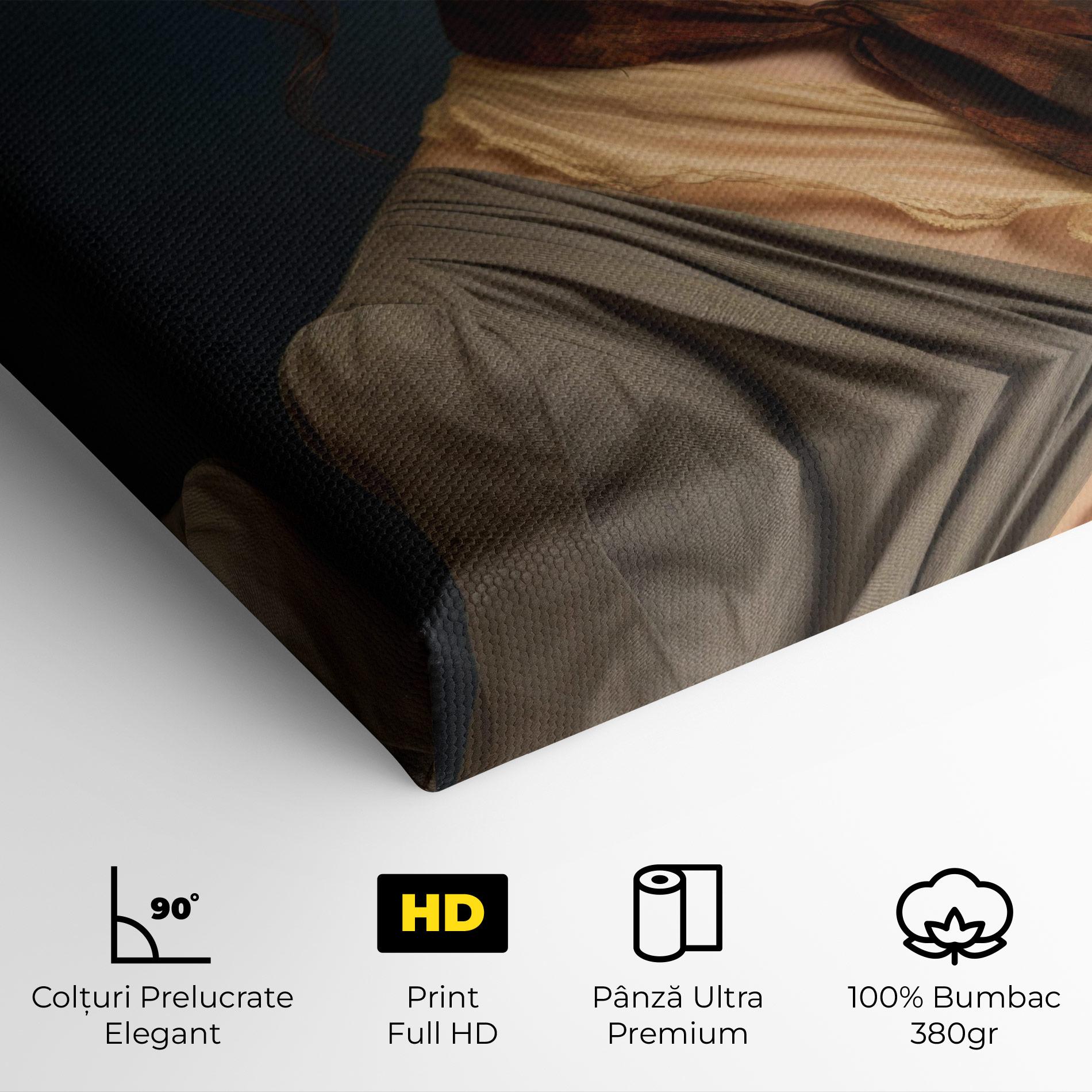 Tablou Canvas Brown Vintage Hat mockup 4