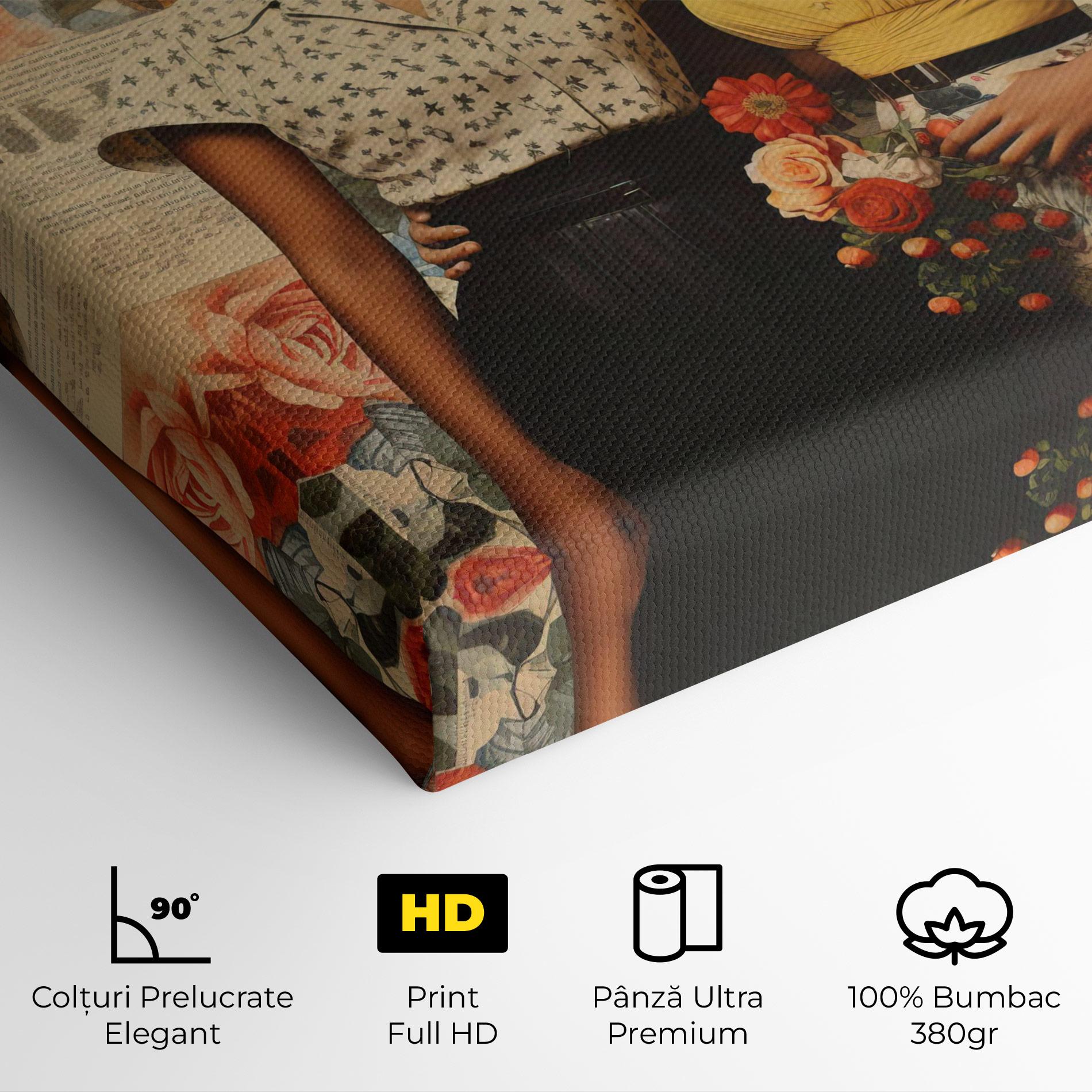 Tablou Canvas Friendship Vintage Power mockup 4