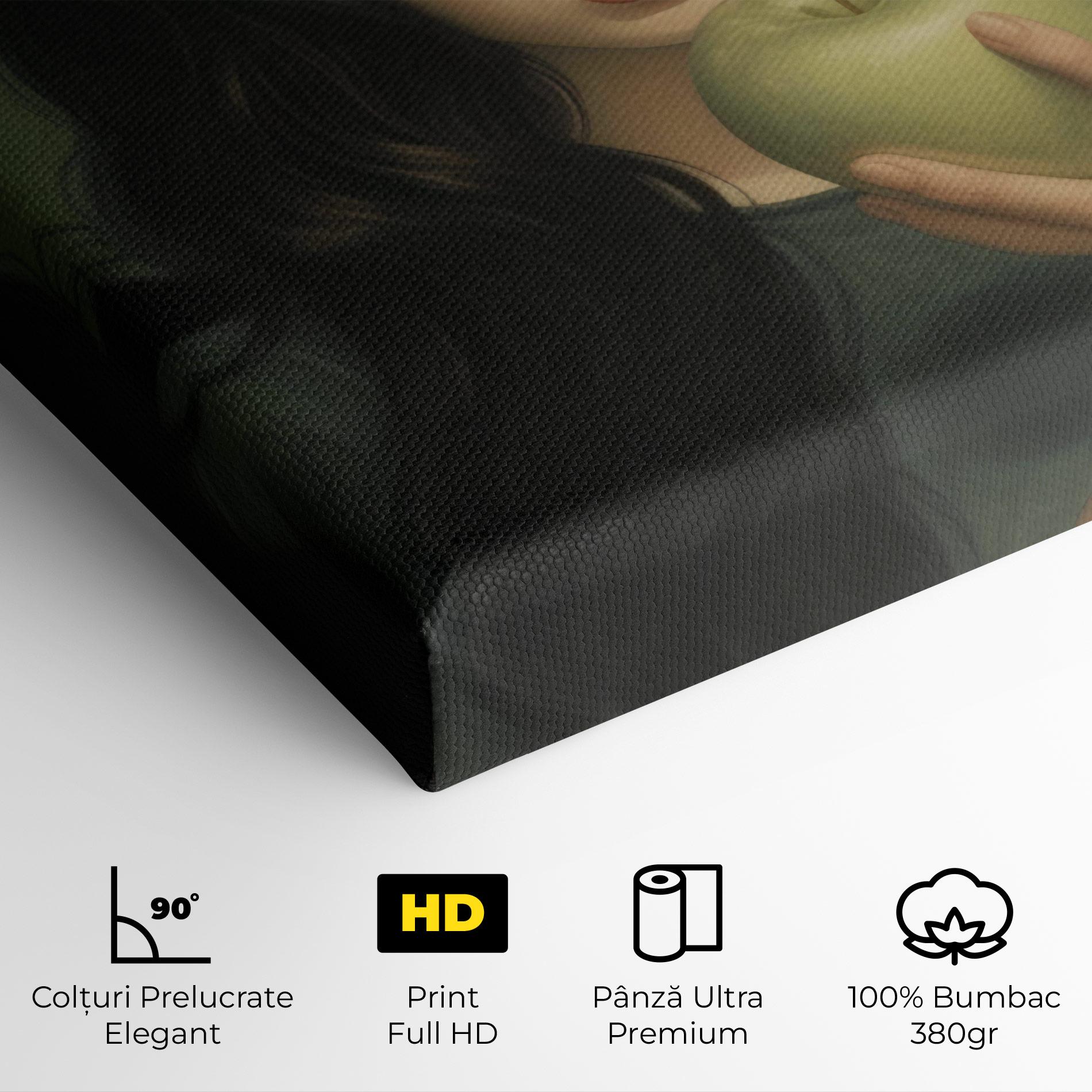 Tablou Canvas Green Apple Painting mockup 4