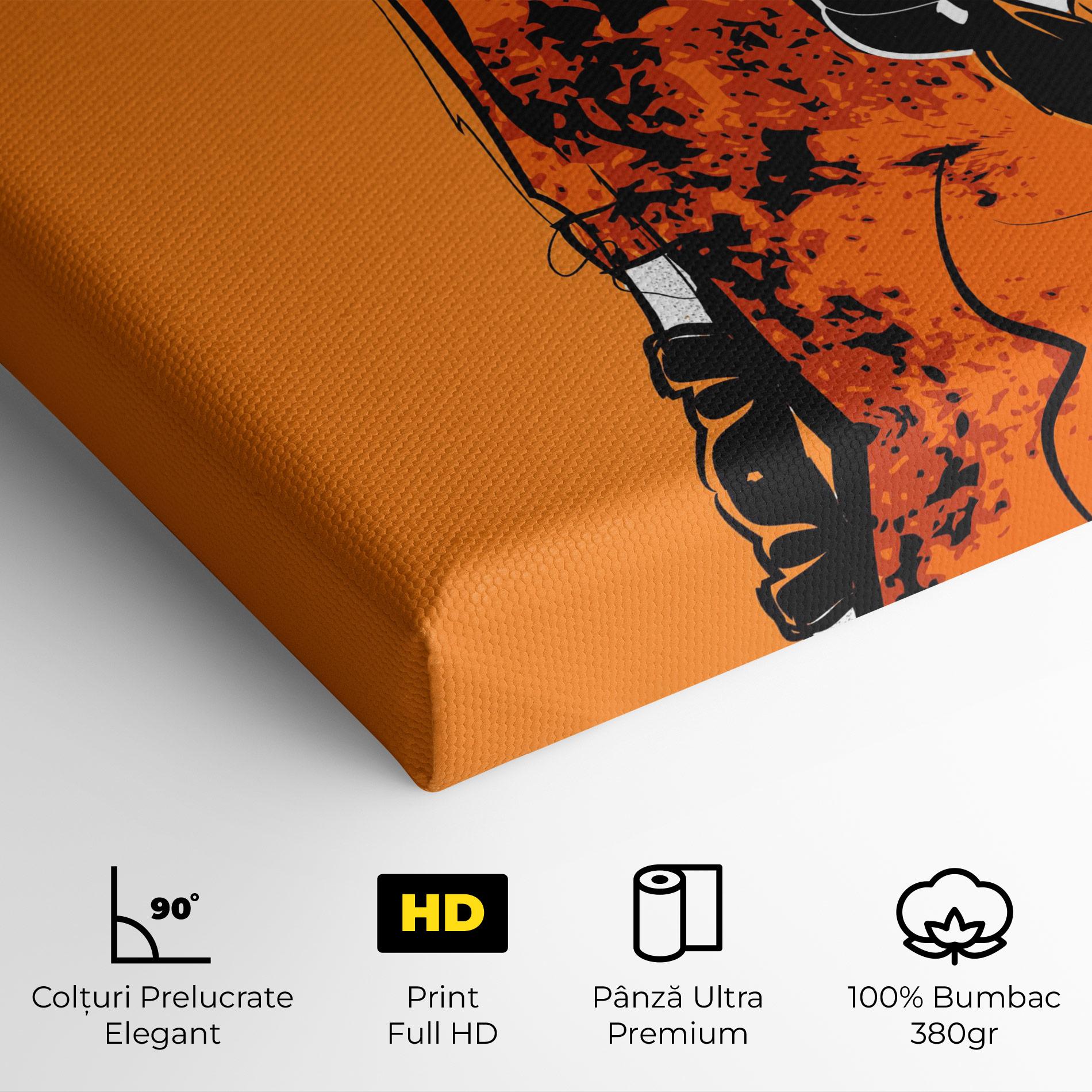 Tablou Canvas Old Orange Dress mockup 4