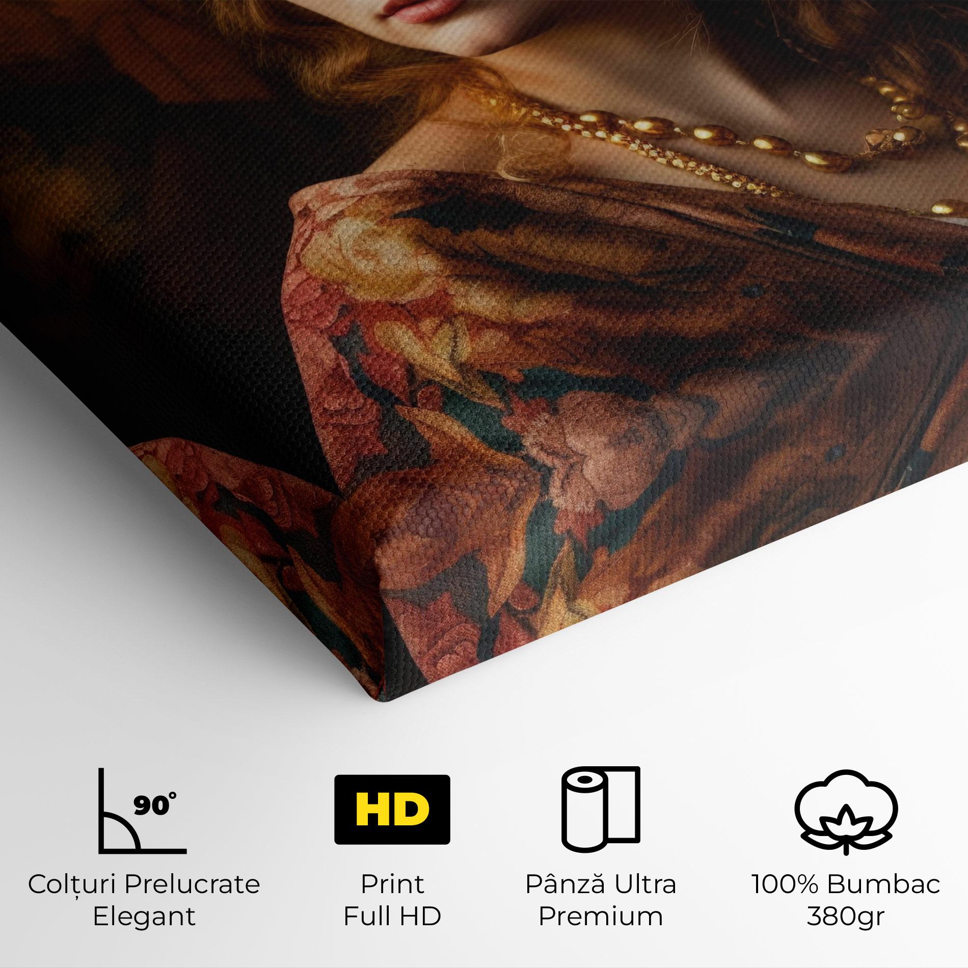 Tablou Canvas Renaissance Woman mockup 4