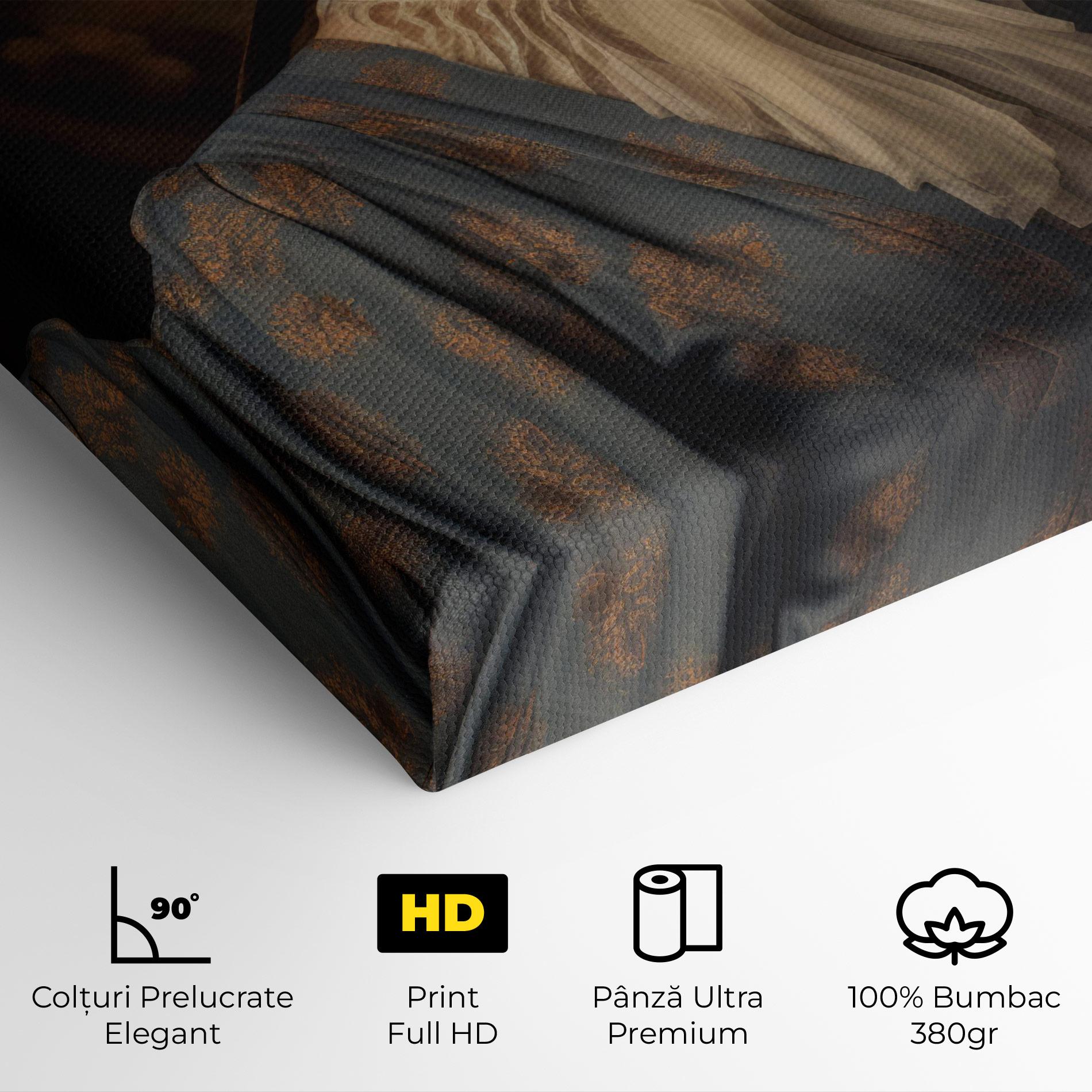 Tablou Canvas Vintage Blue Dress mockup 4