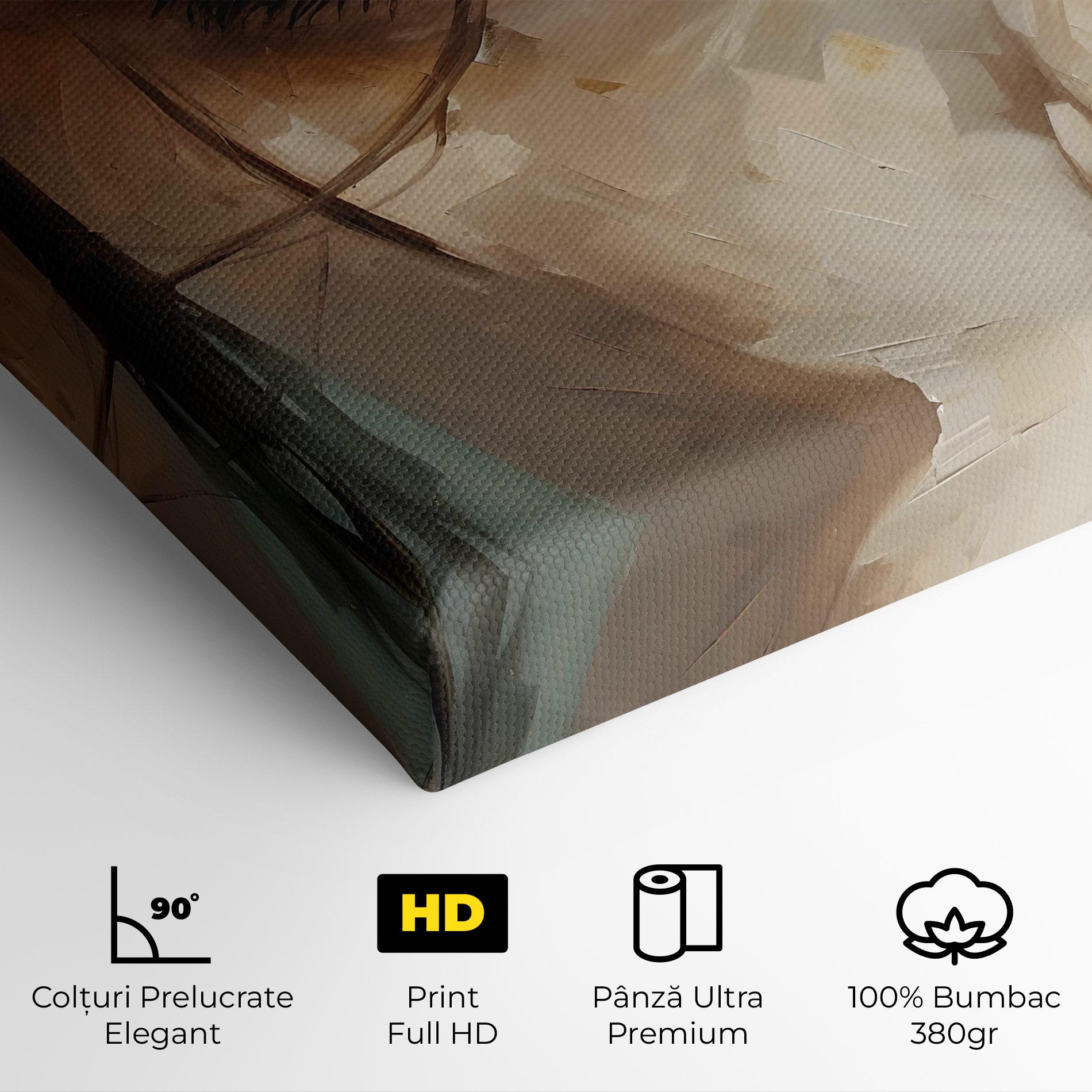 Tablou Canvas Vintage Blue Eyes Art mockup 4