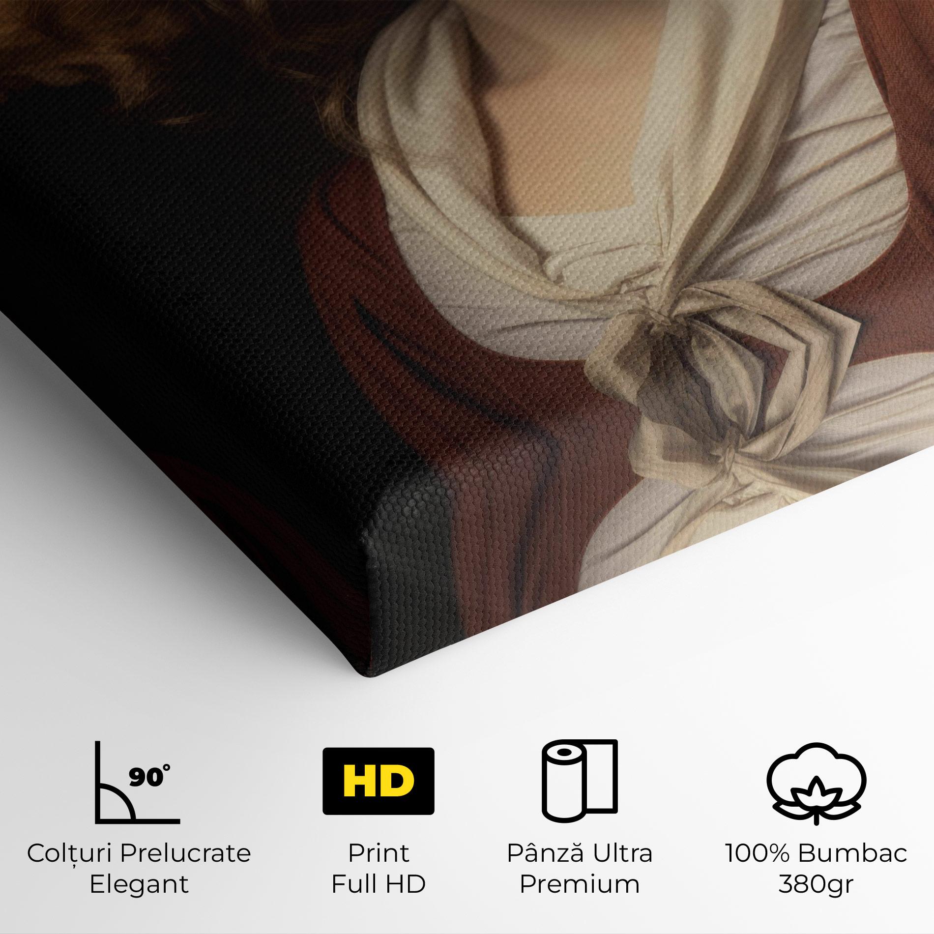 Tablou Canvas Young Vintage Woman mockup 4