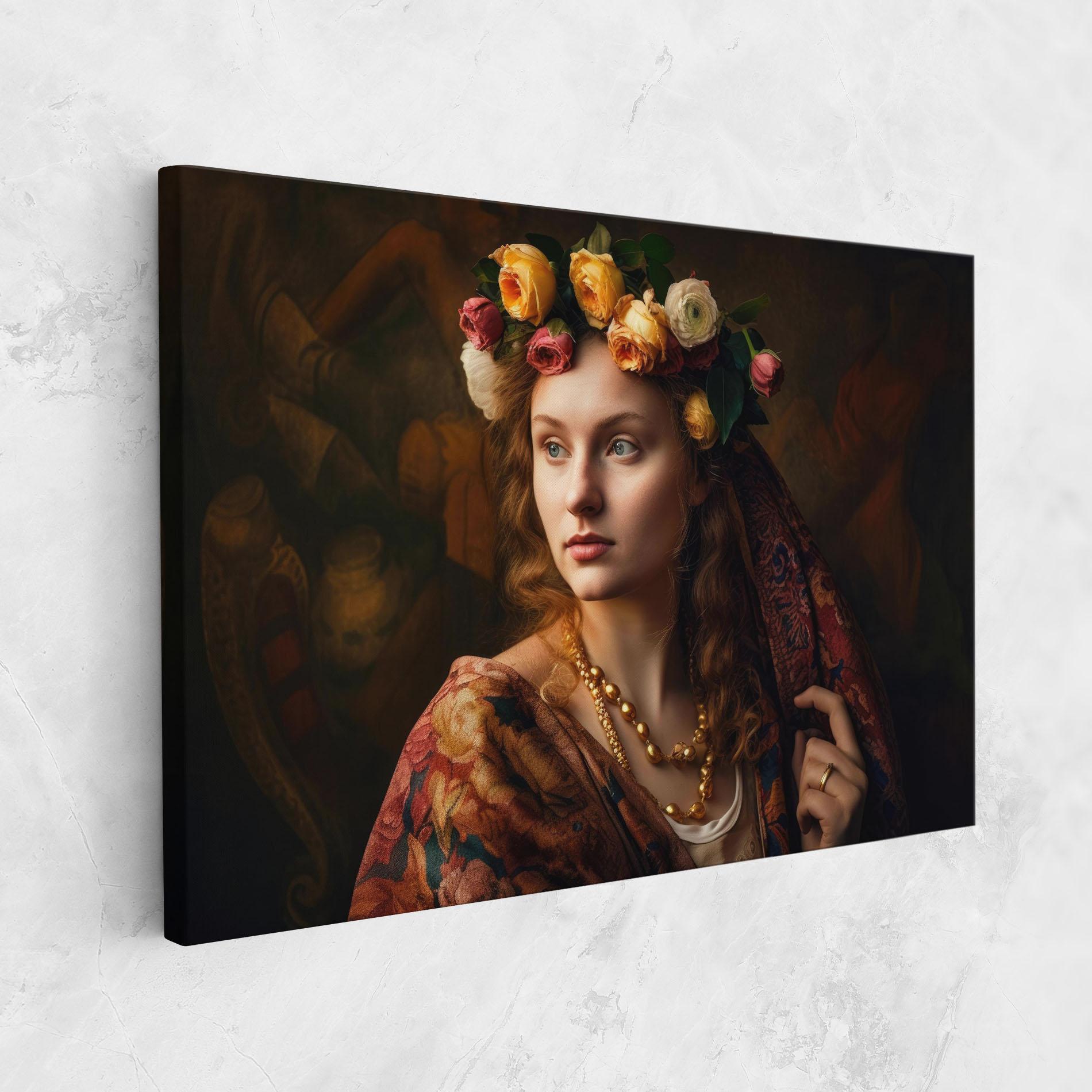 Tablou Canvas Renaissance Woman mockup 1