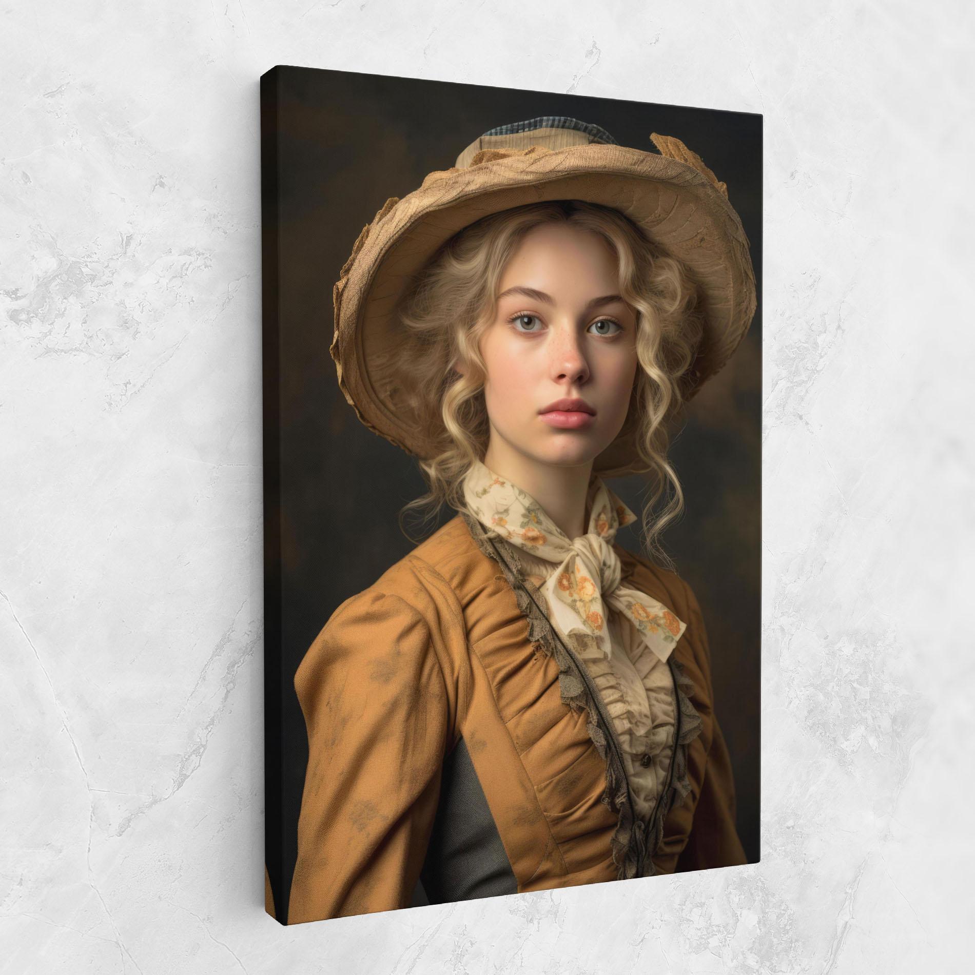 Tablou Canvas Pretty Vintage Blonde mockup 1