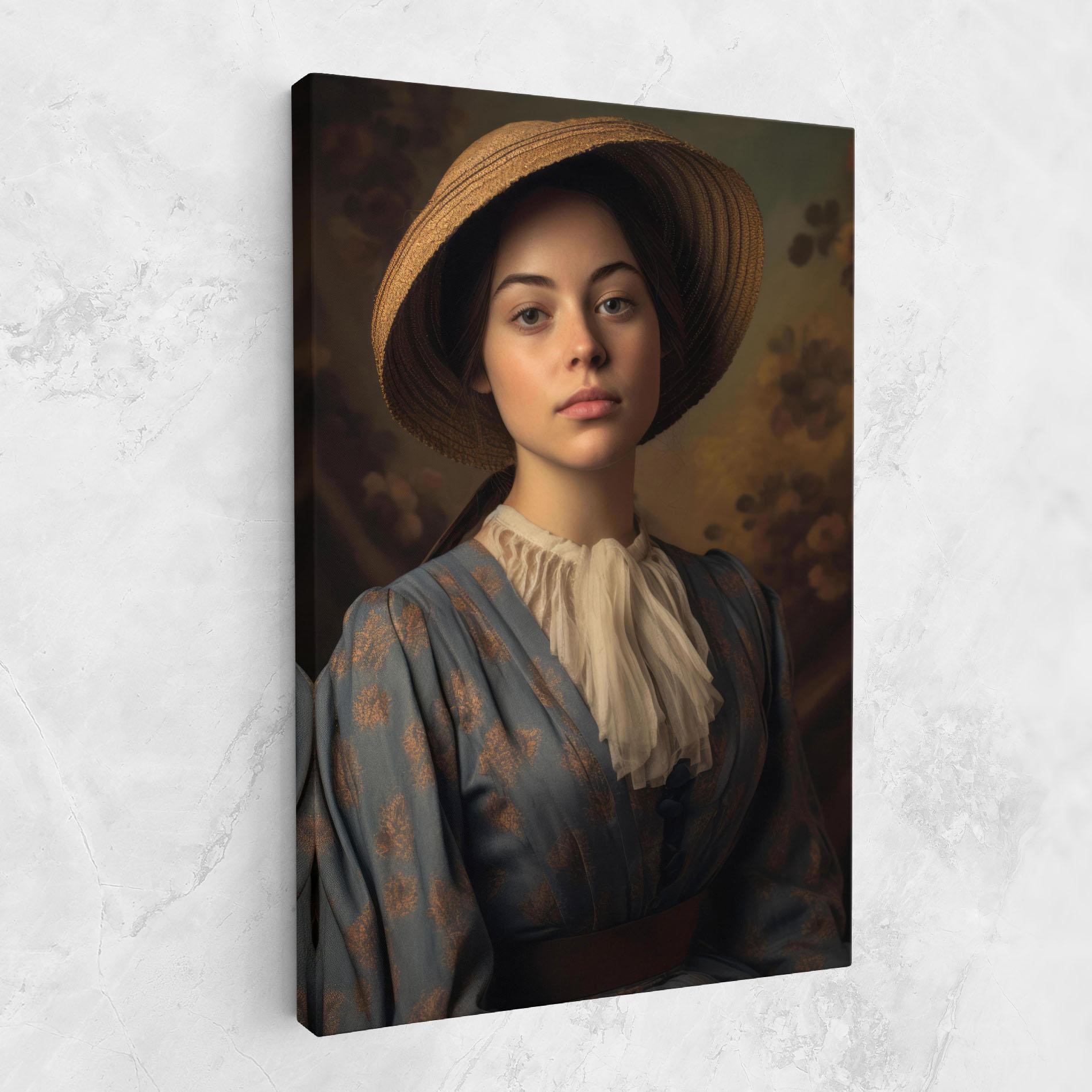 Tablou Canvas Vintage Blue Dress mockup 1