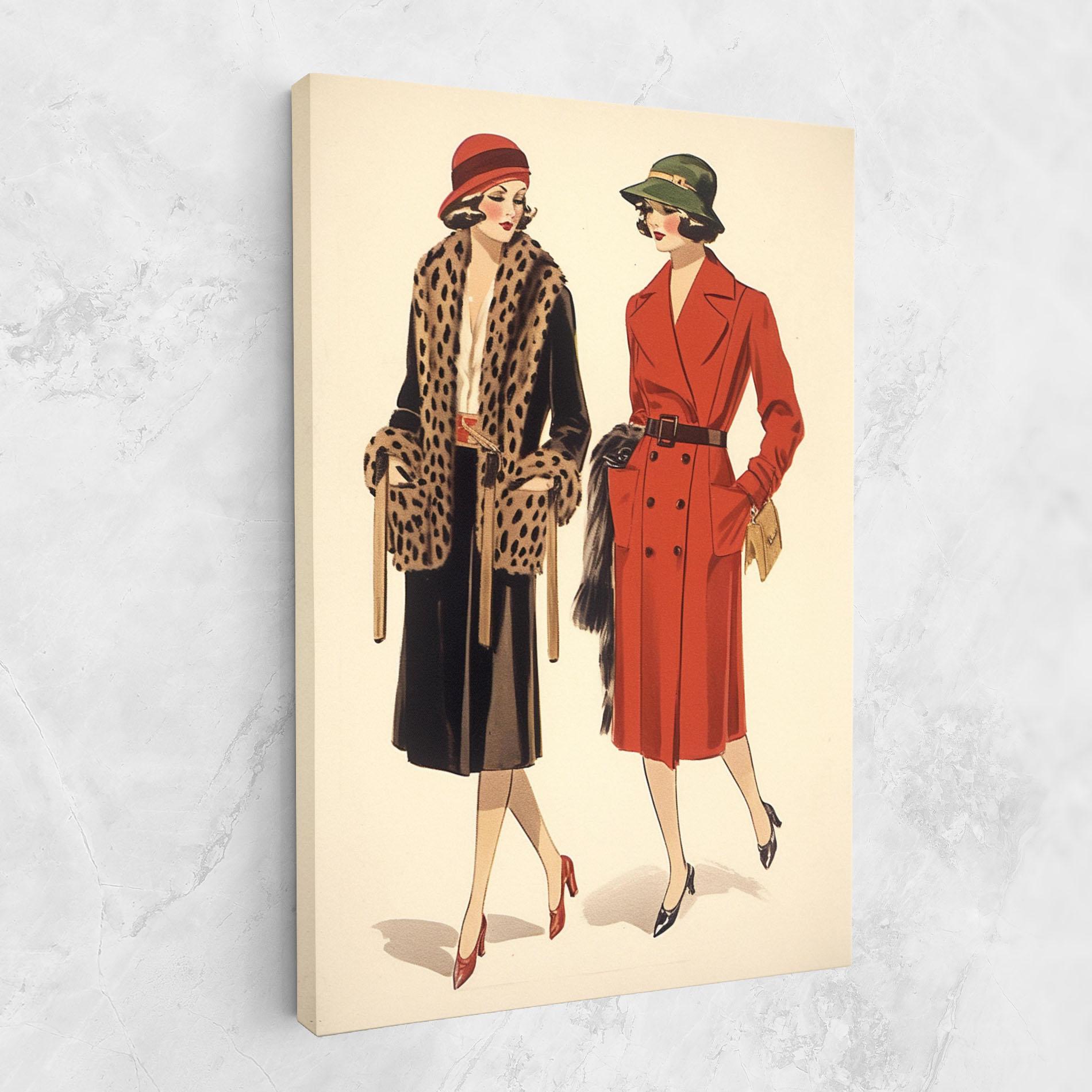 Tablou Canvas Vintage Side By Side mockup 1