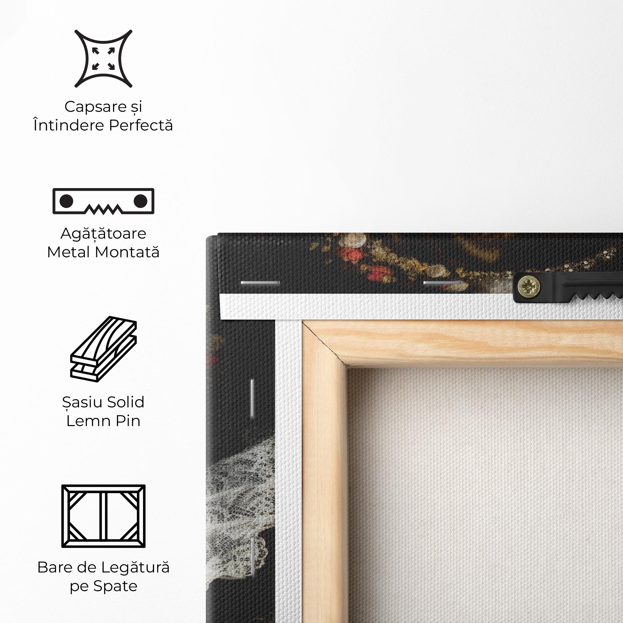 Tablou Canvas Baroque Lady Portrait mockup 5