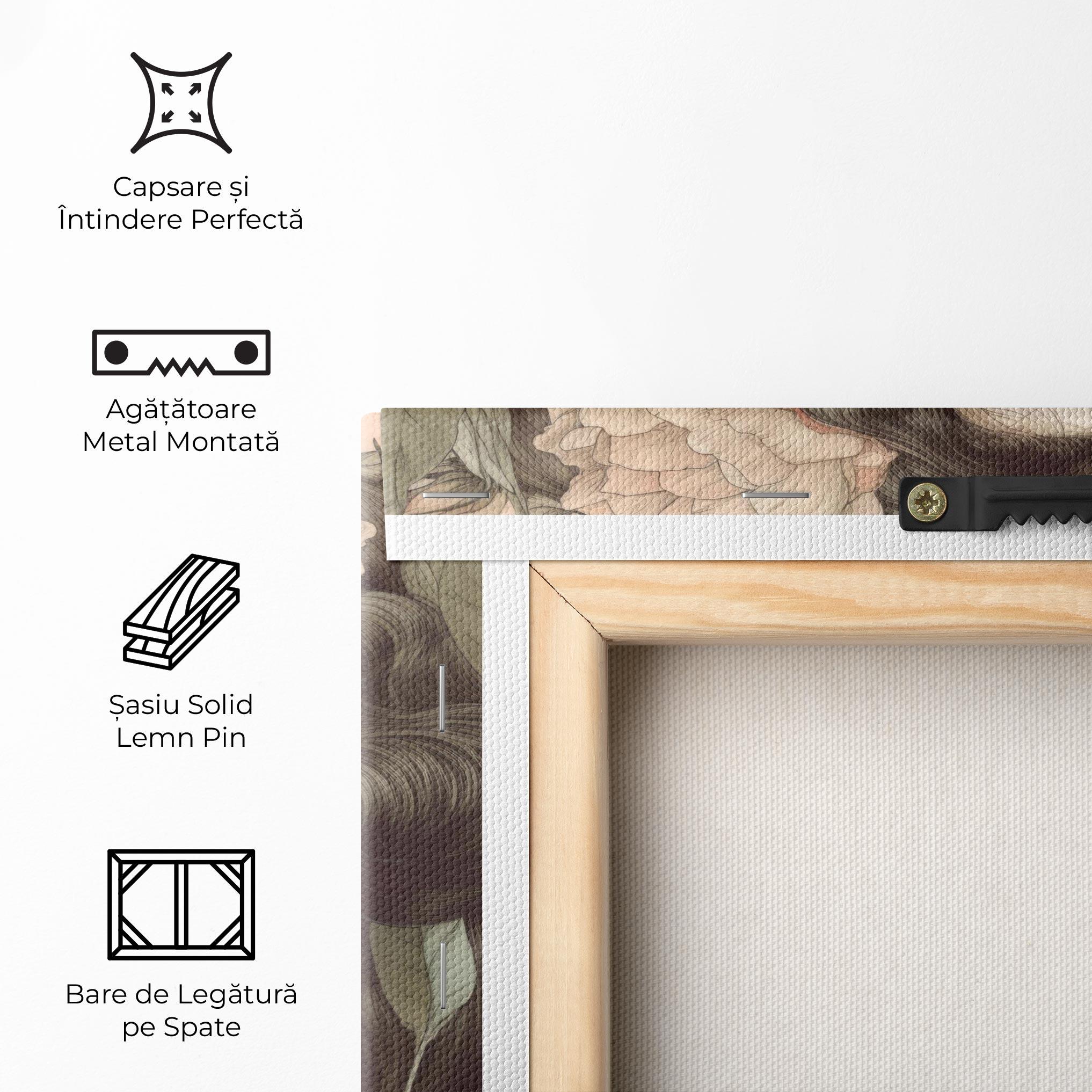 Tablou Canvas Beautiful Vintage Portrait mockup 5