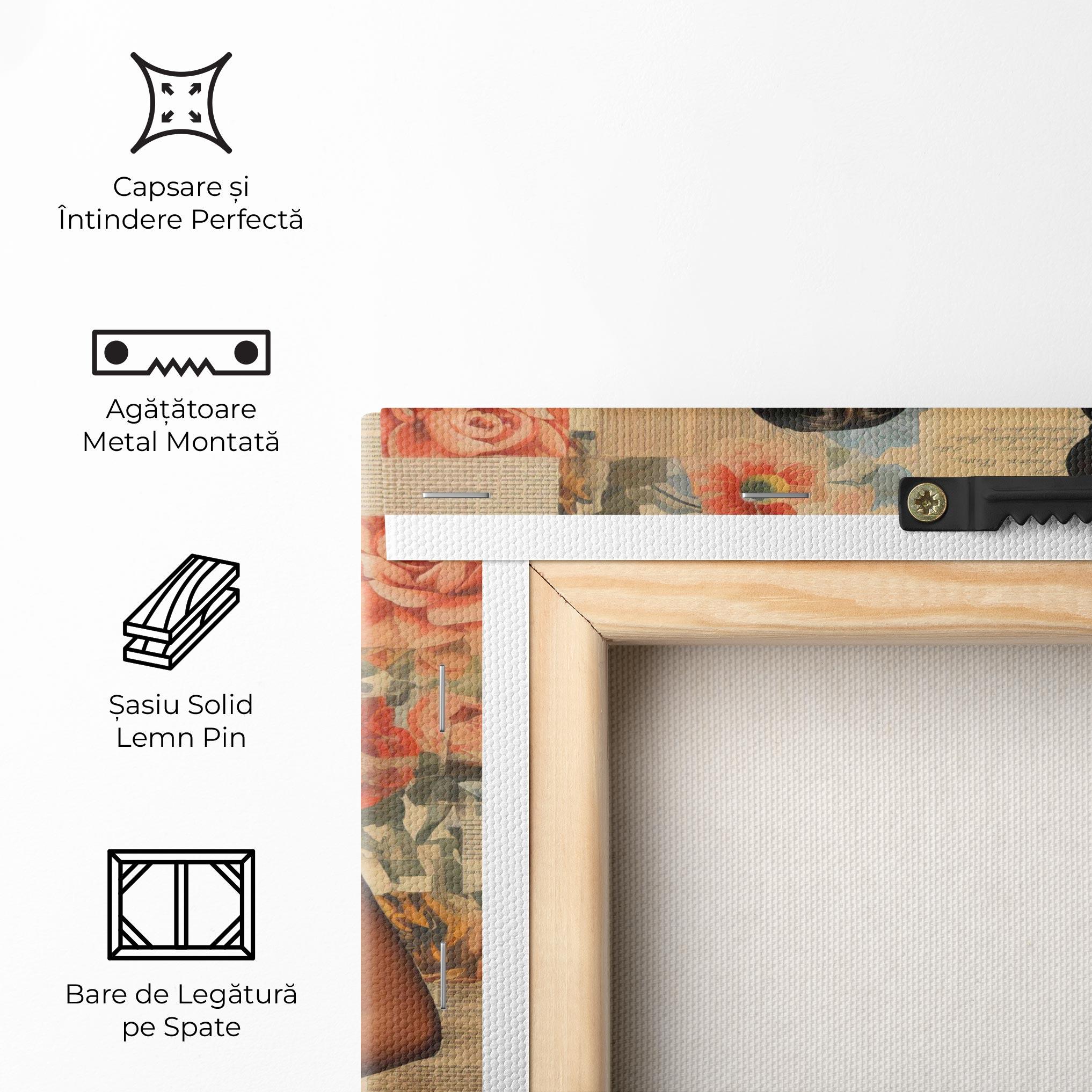 Tablou Canvas Friendship Vintage Power mockup 5