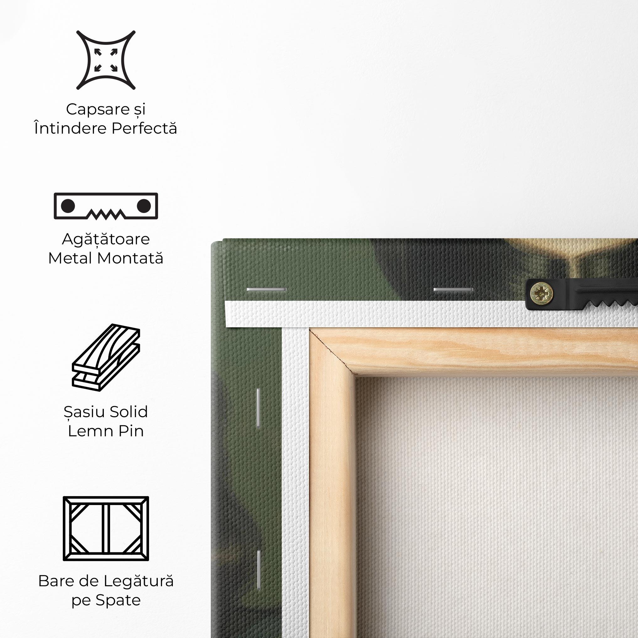 Tablou Canvas Green Apple Painting mockup 5