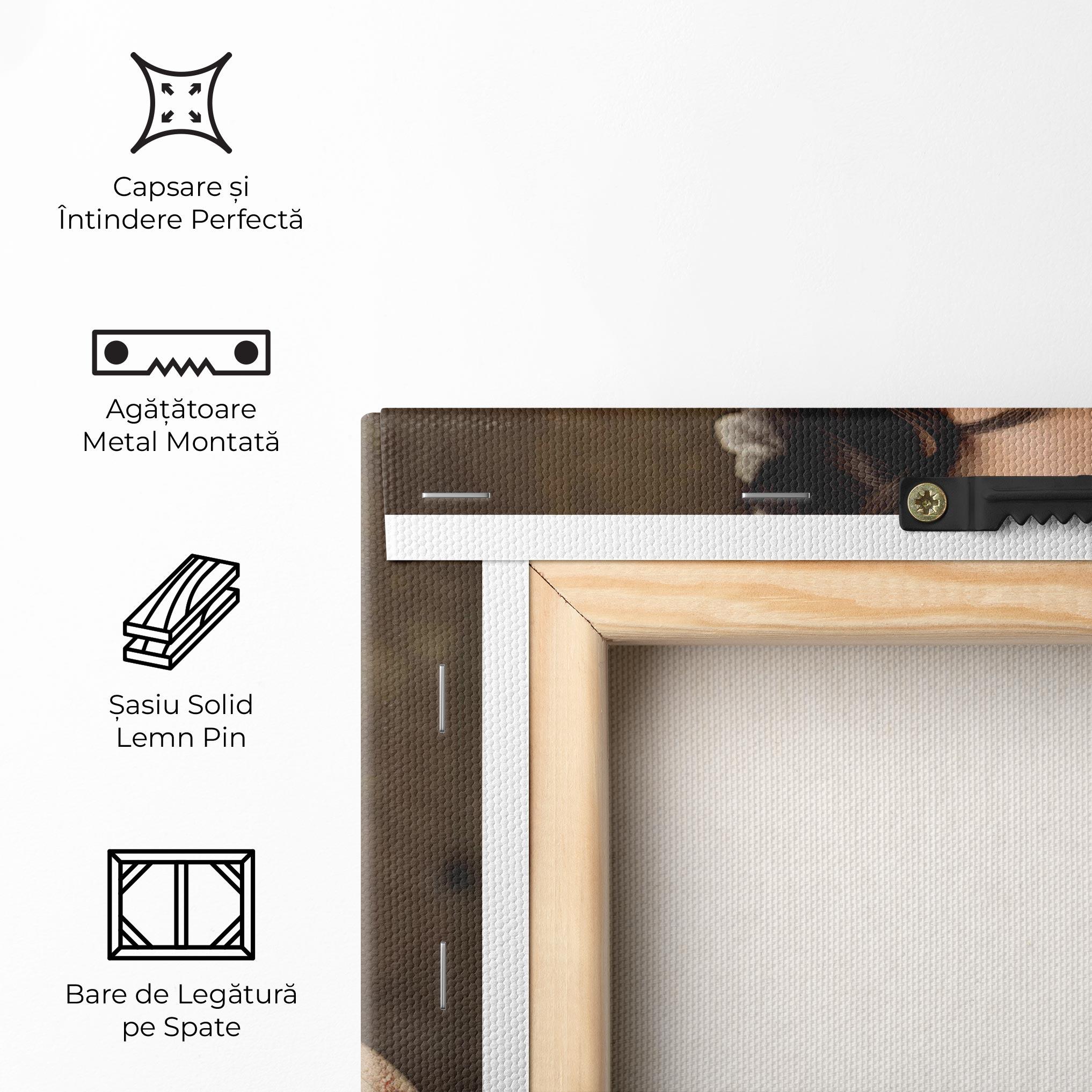 Tablou Canvas Light Green Dress mockup 5