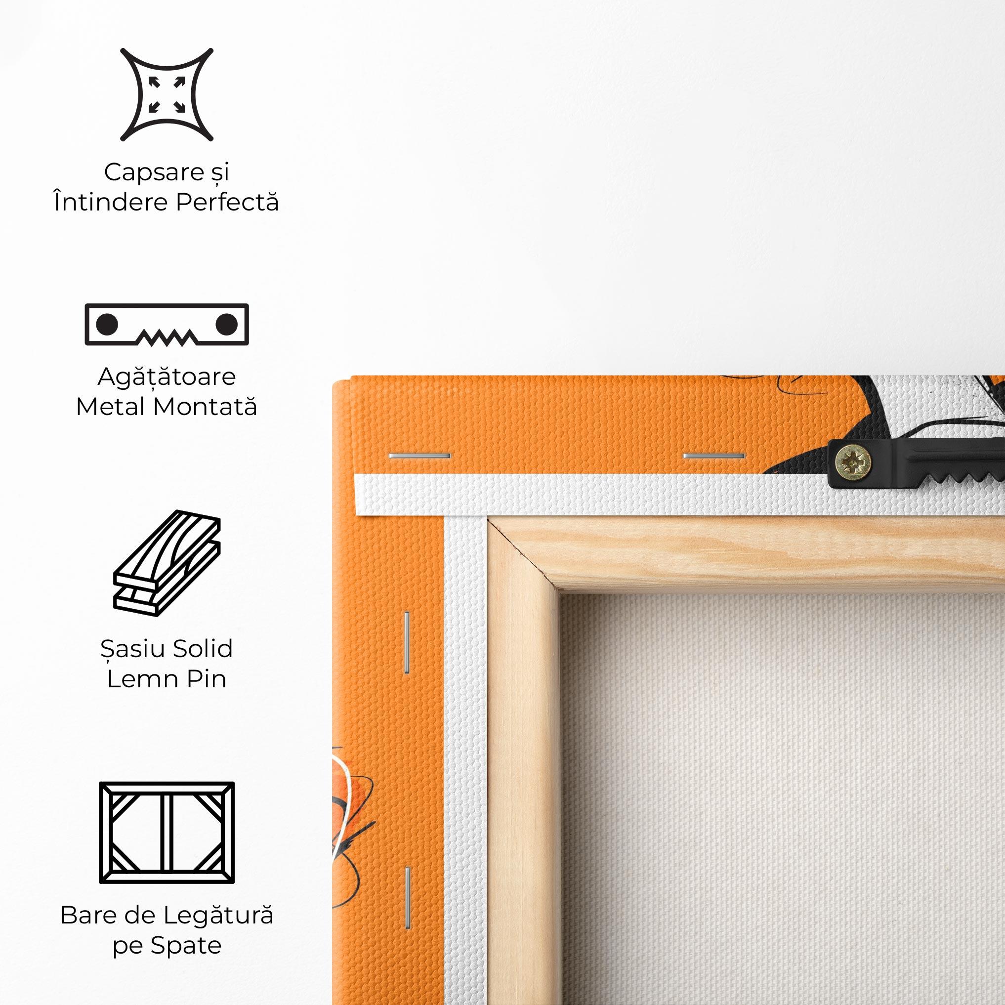 Tablou Canvas Old Orange Dress mockup 5