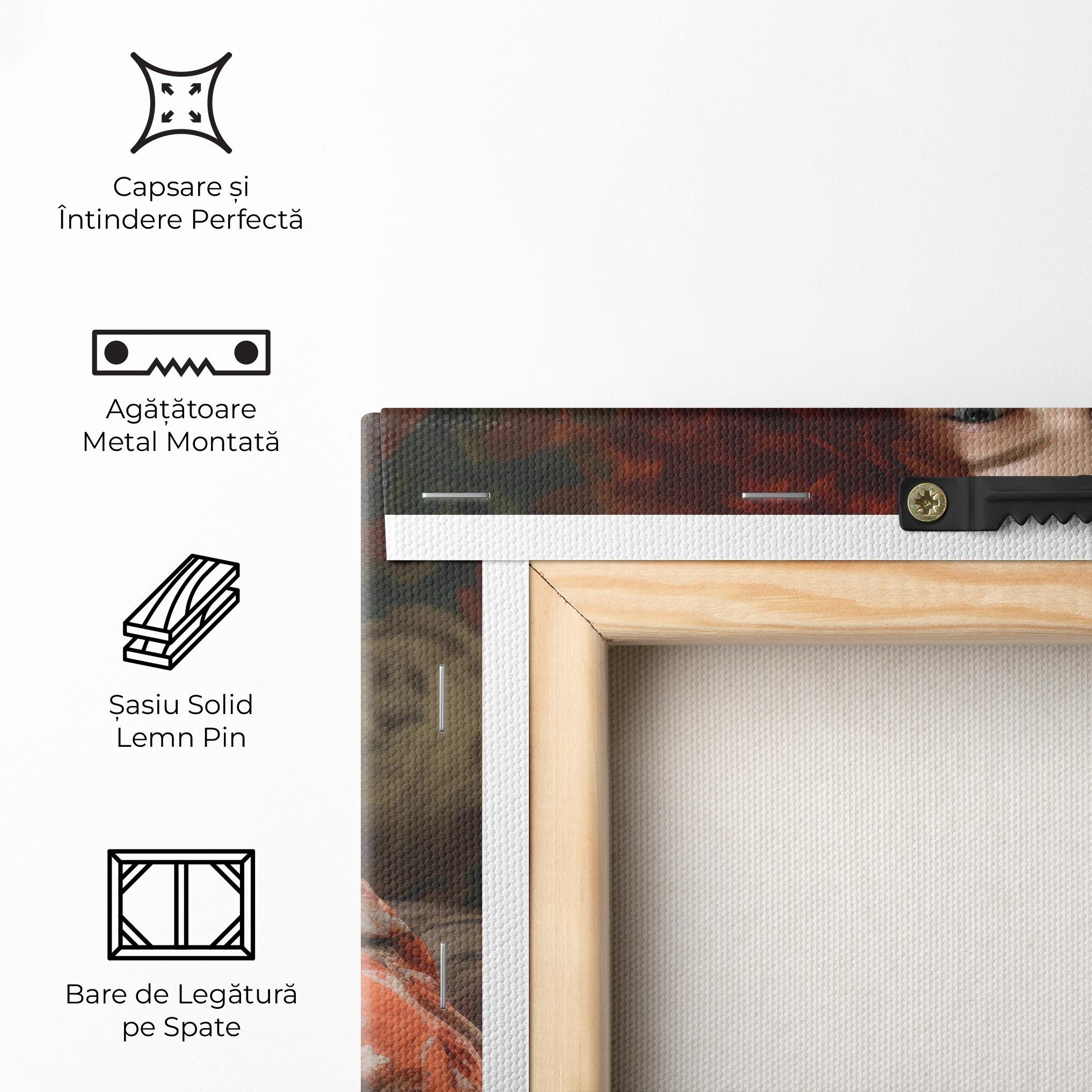 Tablou Canvas Red Vintage Hair mockup 5