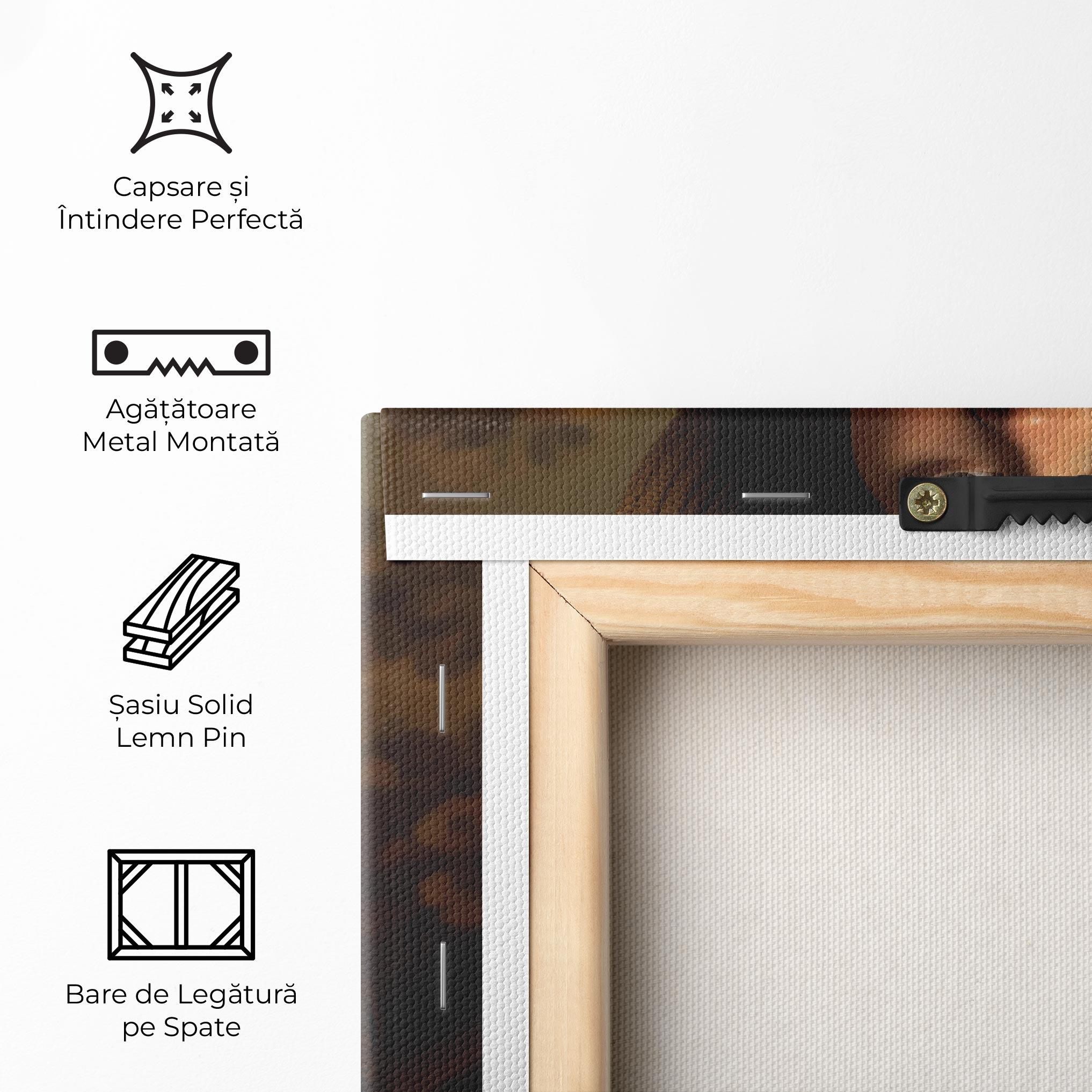 Tablou Canvas Vintage Blue Dress mockup 5