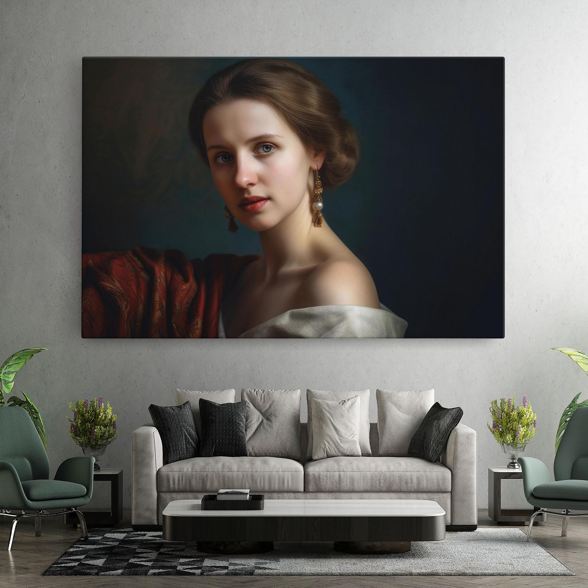 Tablou Canvas Classical Painting mockup 7