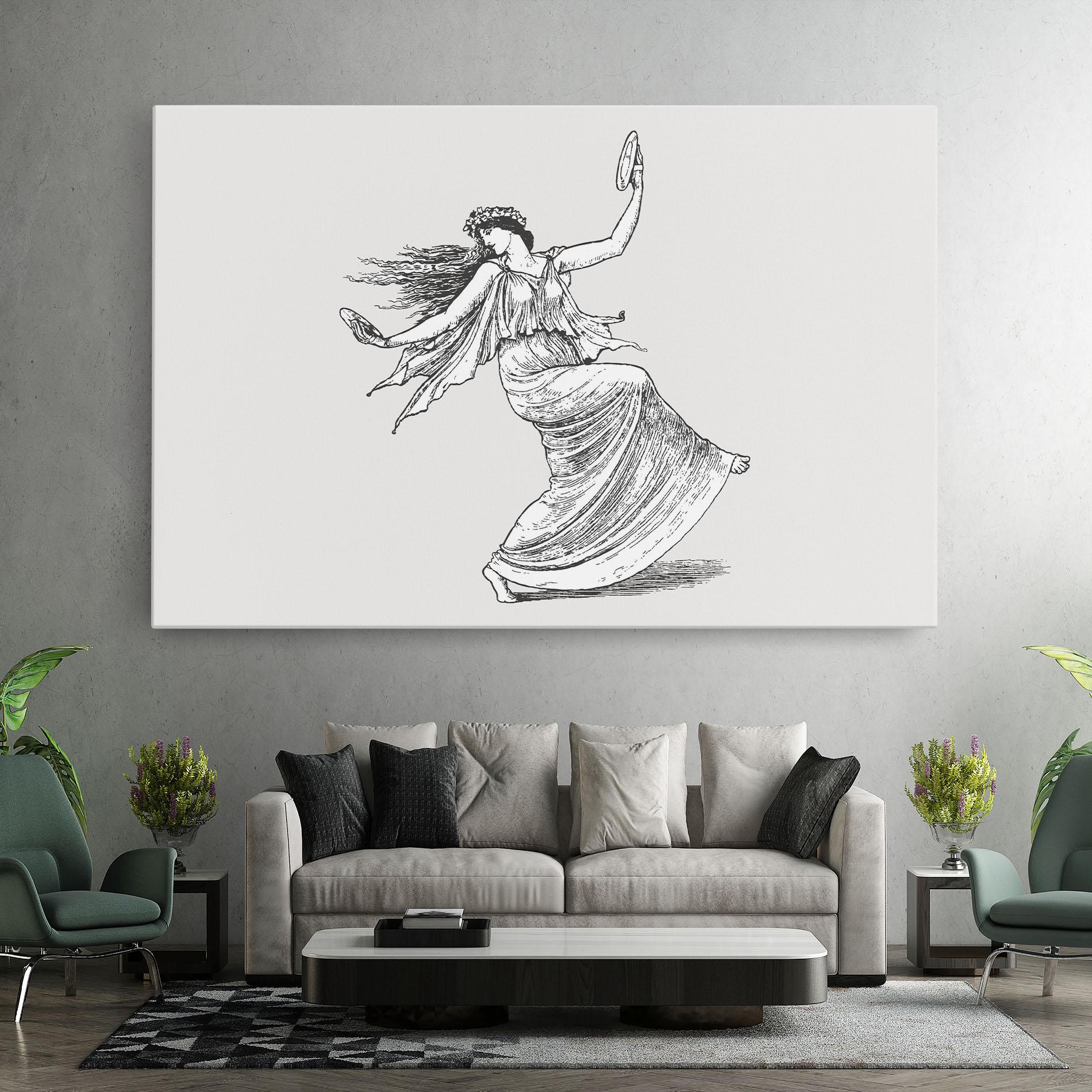 Tablou Canvas Vintage Dance mockup 7