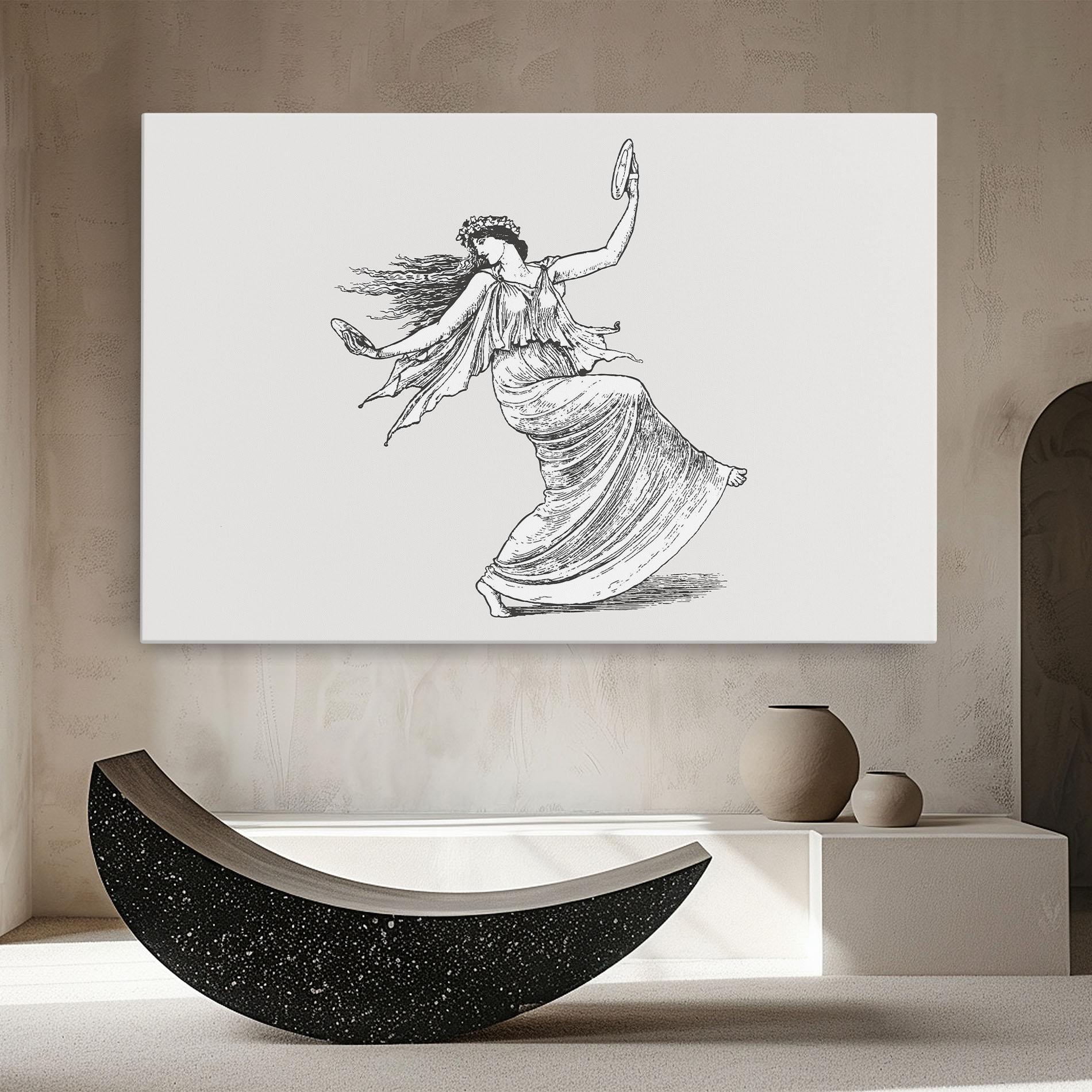 Tablou Canvas Vintage Dance mockup 8