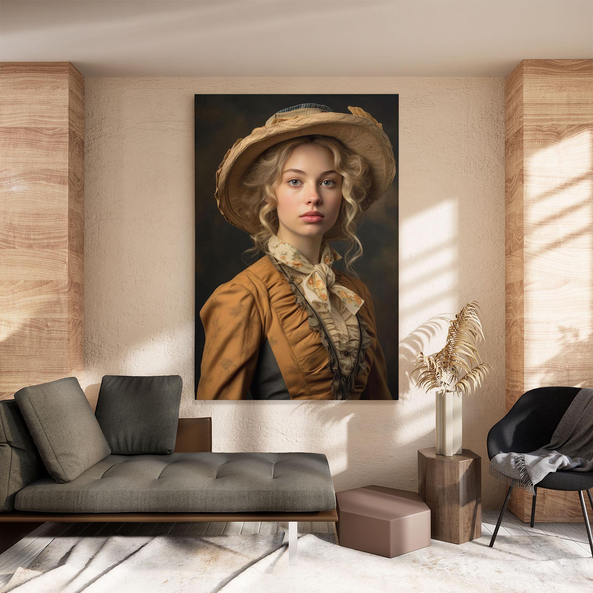 Tablou Canvas Pretty Vintage Blonde mockup 8