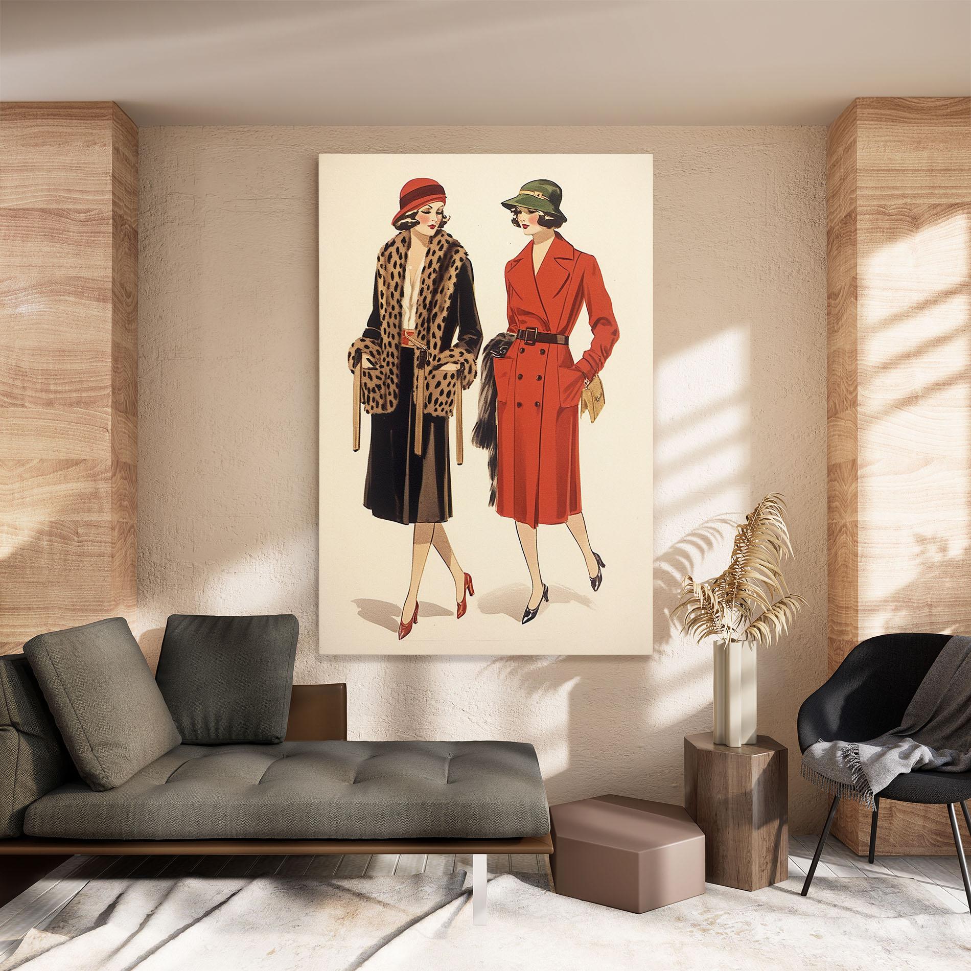 Tablou Canvas Vintage Side By Side mockup 8