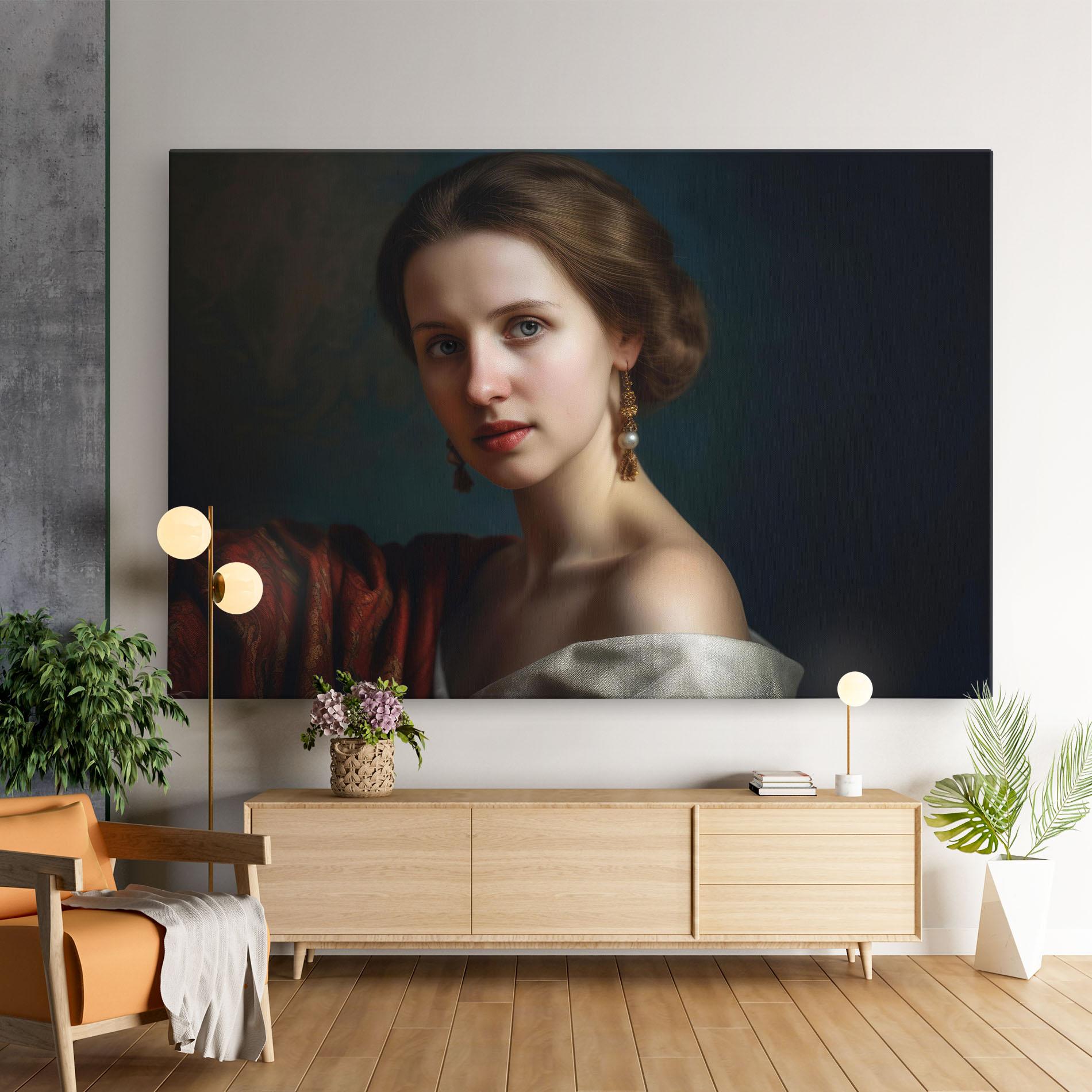 Tablou Canvas Classical Painting mockup 9