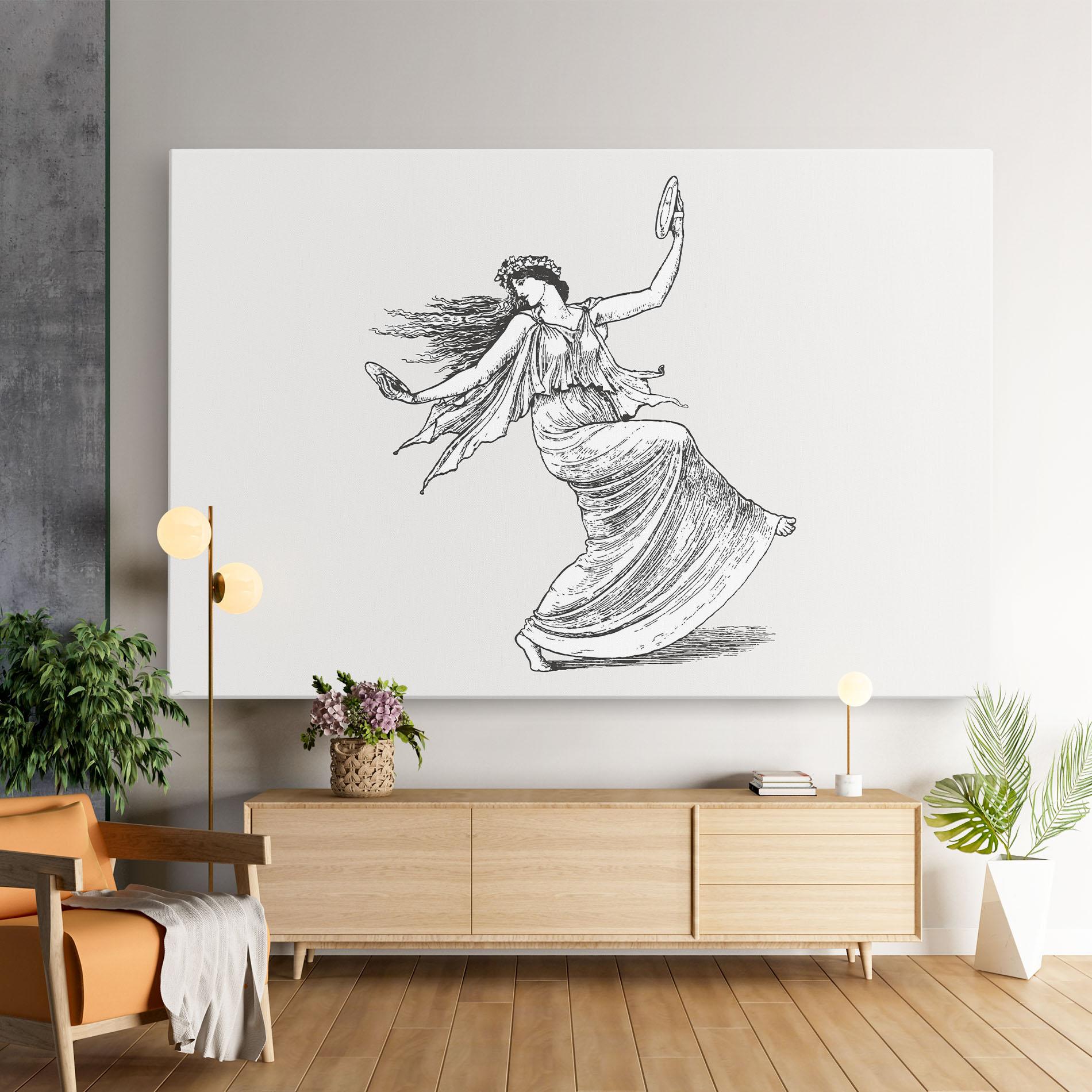 Tablou Canvas Vintage Dance mockup 9