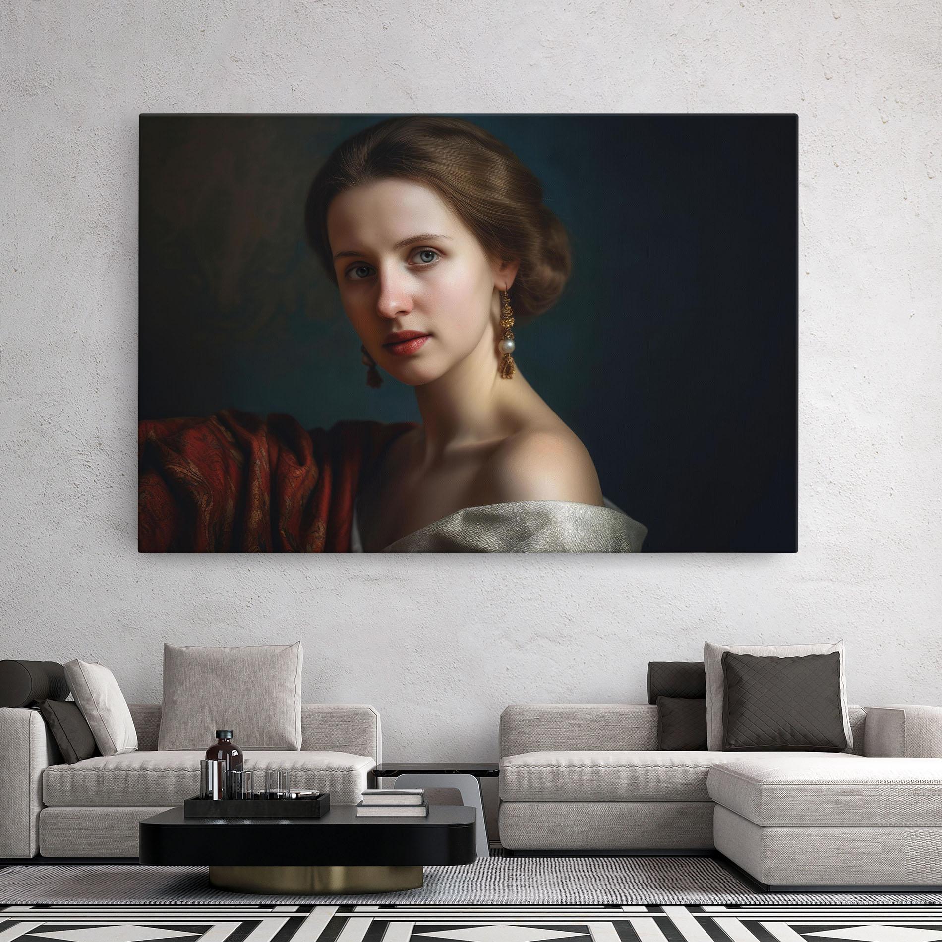 Tablou Canvas Classical Painting mockup 2