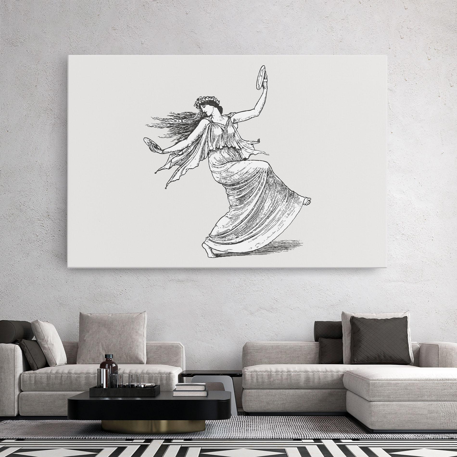 Tablou Canvas Vintage Dance mockup 2