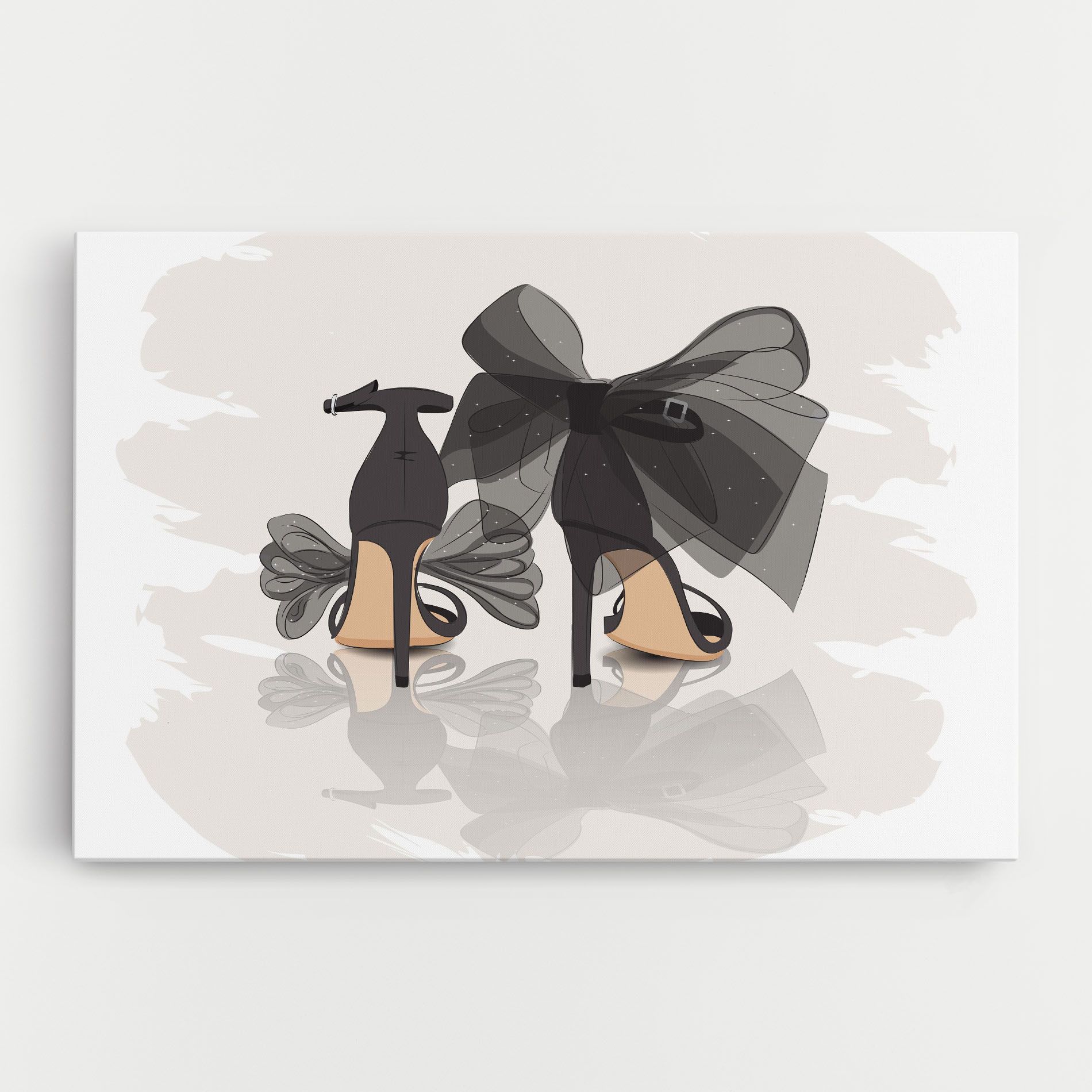 Black Bow Heels mockup 0