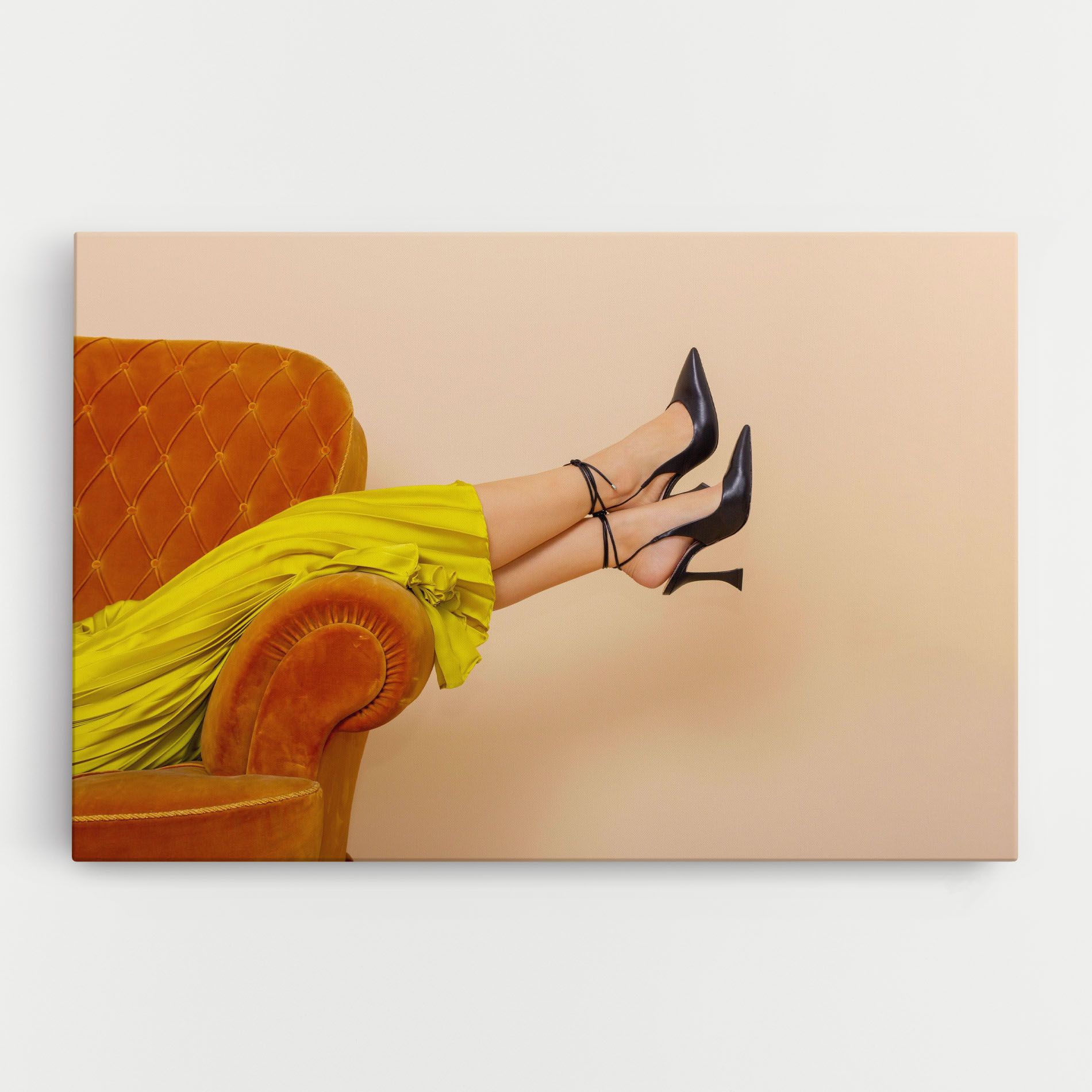 Black Heals On Cream mockup 0