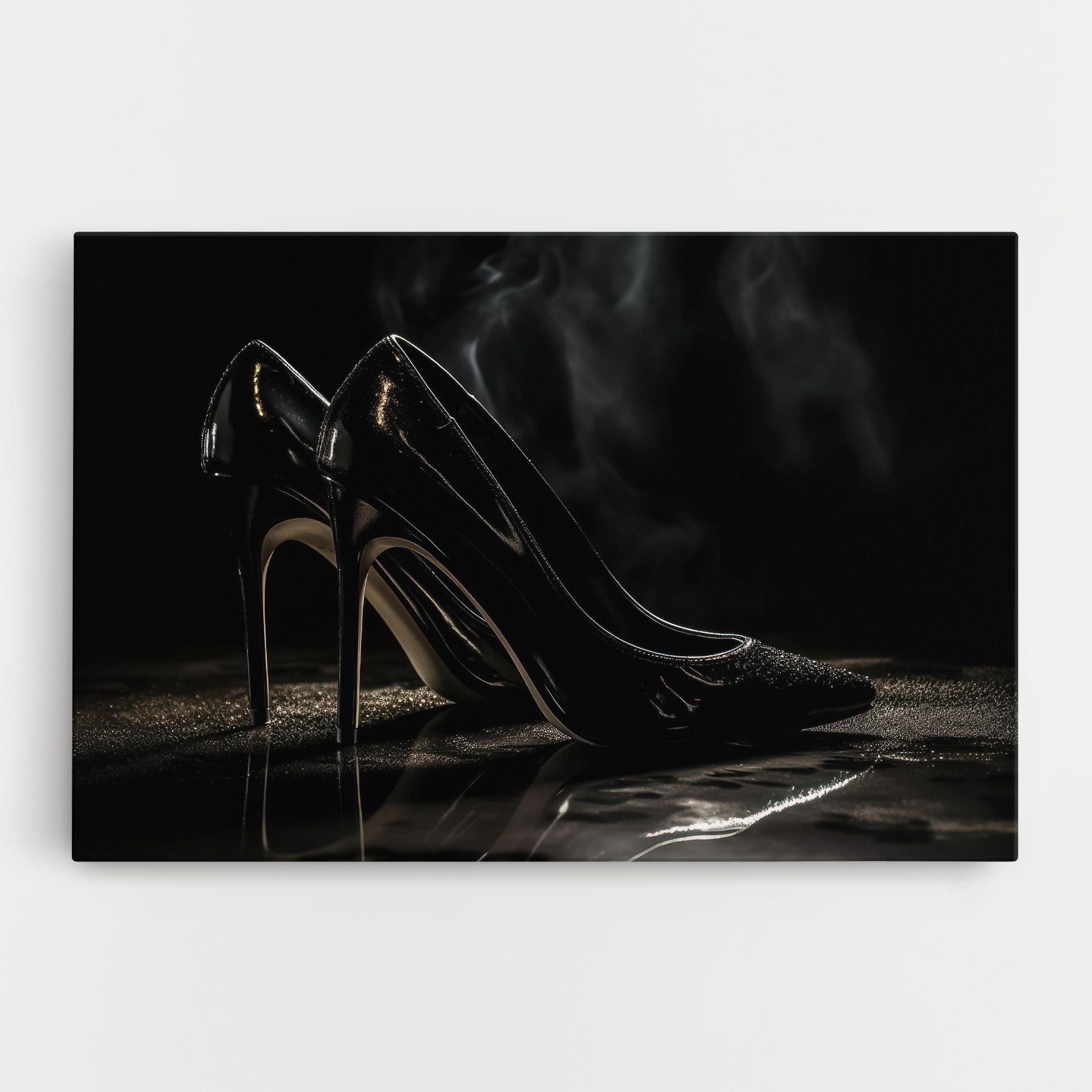 Black Leather Shoes mockup 0