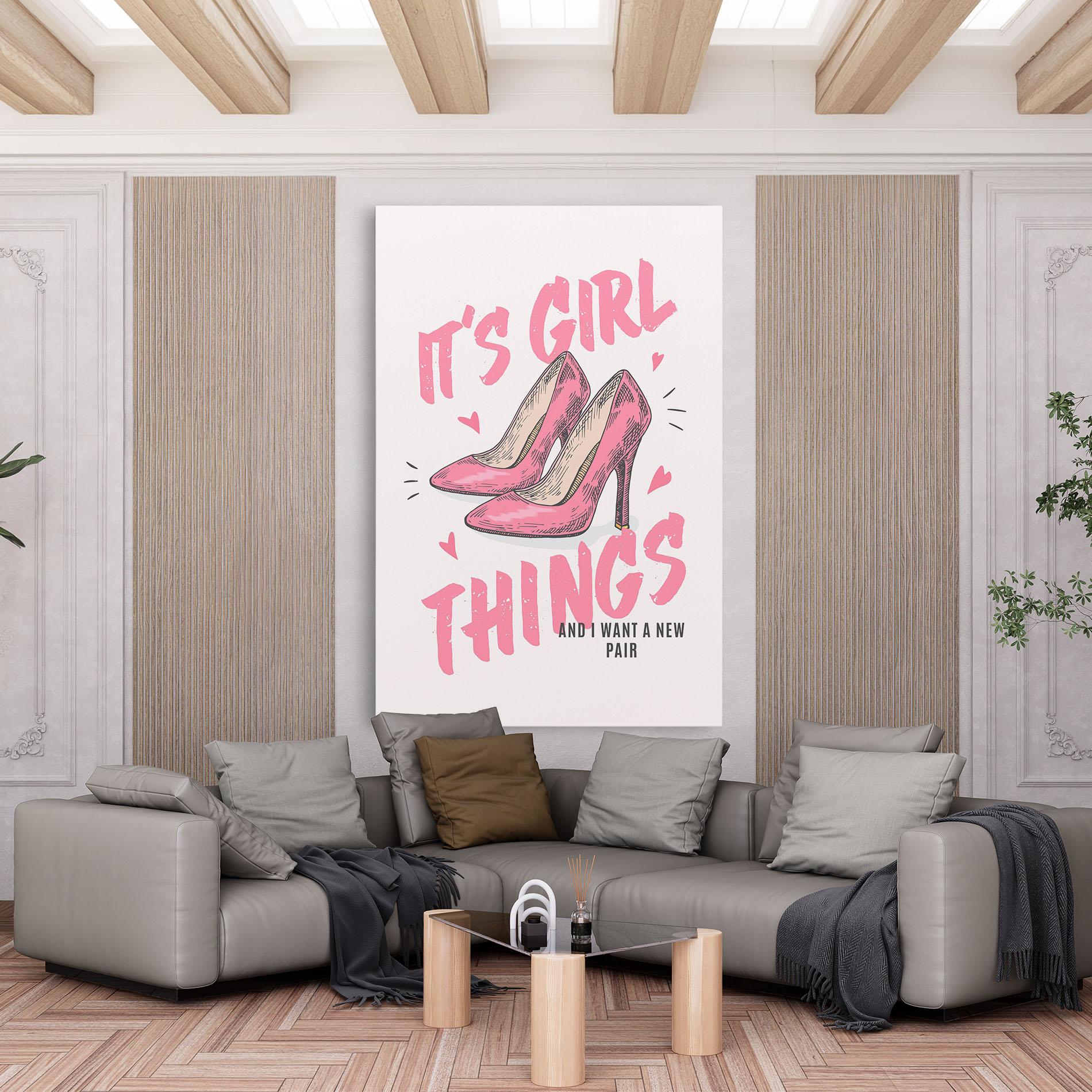 Tablou Canvas Girl Things mockup 6