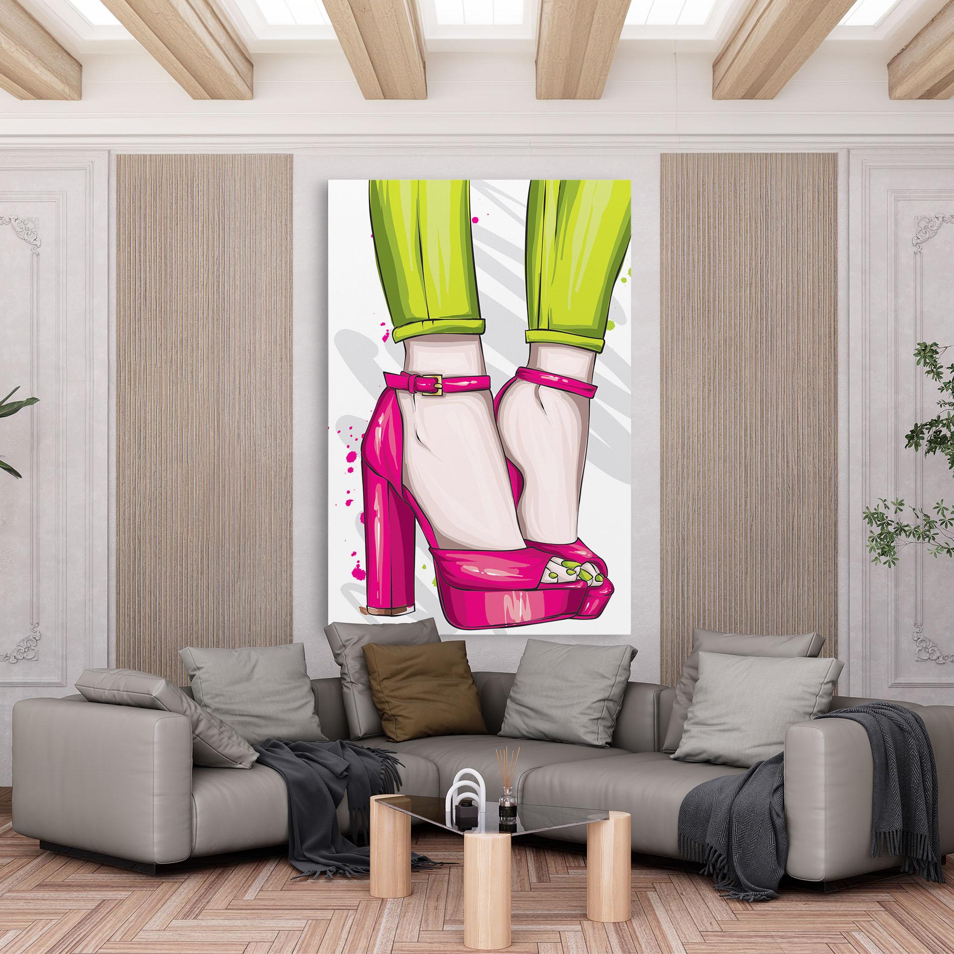 Tablou Canvas Green Nails mockup 6