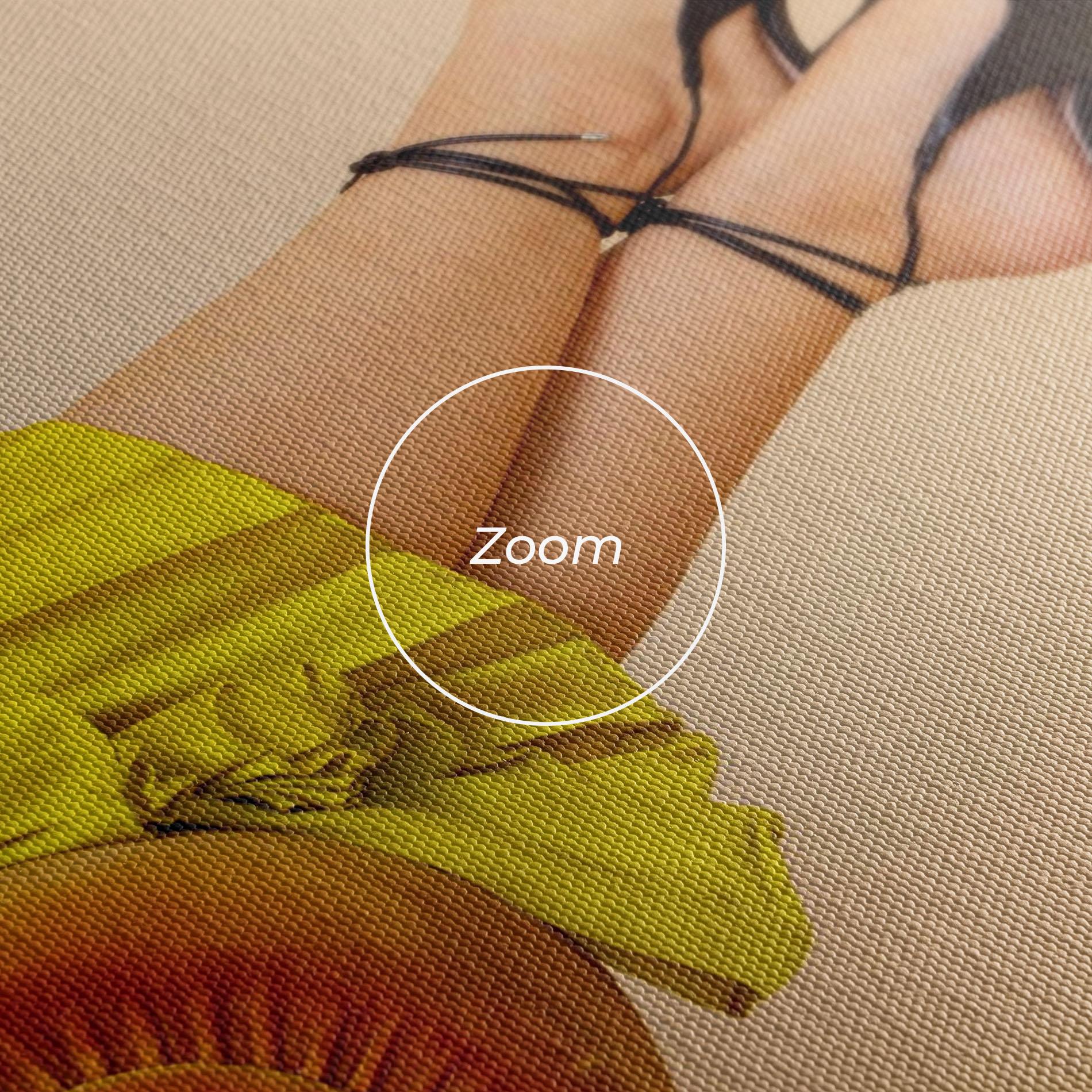 Tablou Canvas Black Heals On Cream mockup 3