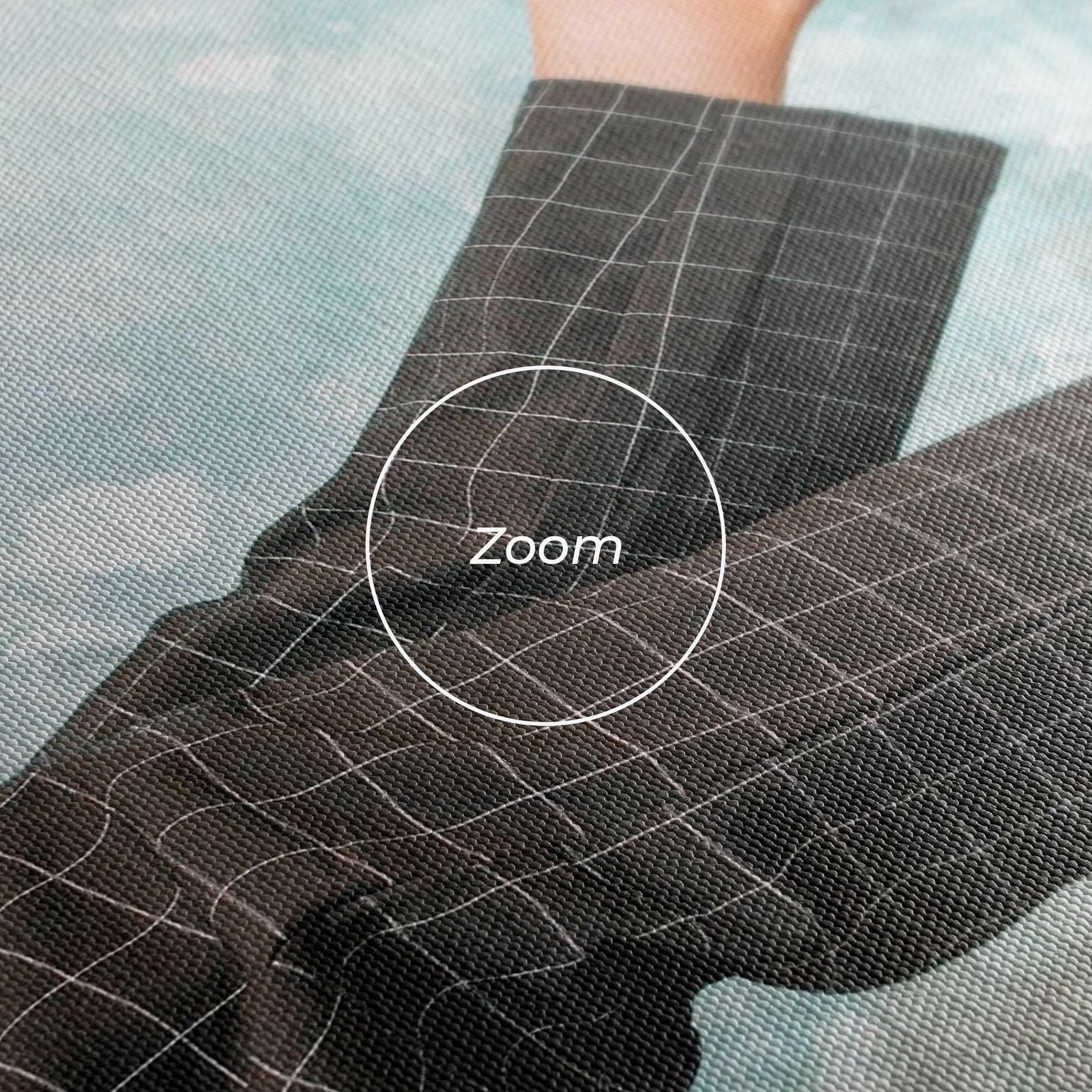 Tablou Canvas Black Shoes On Chair mockup 3