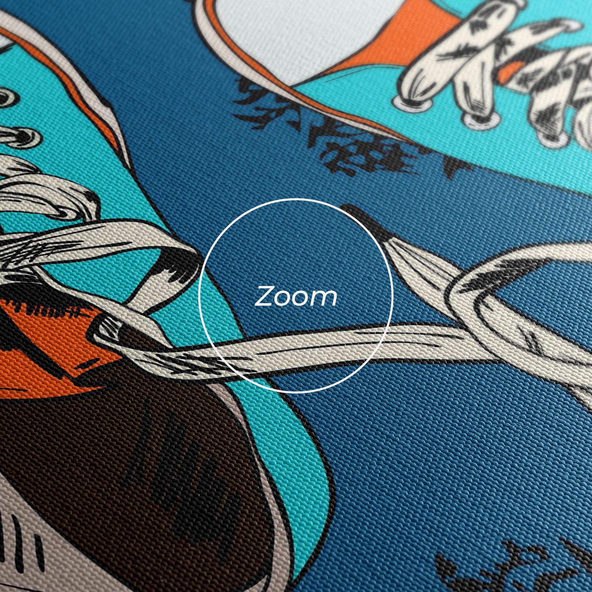 Tablou Canvas Blue Shoes Splash mockup 3