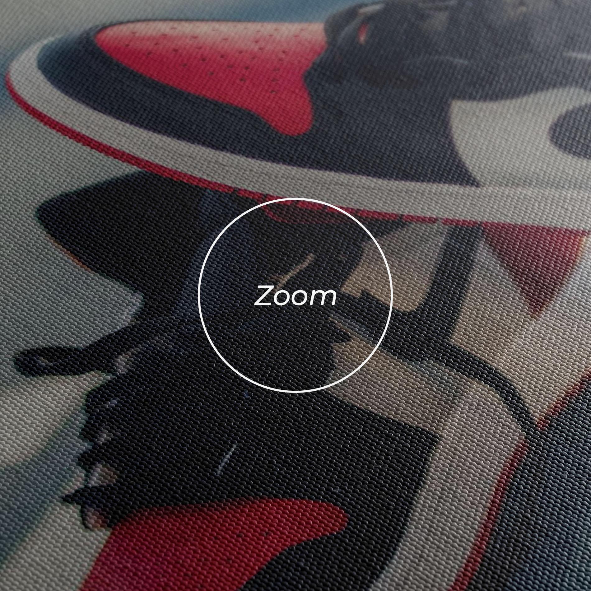 Tablou Canvas Cool Nike Red Jordan Air mockup 3