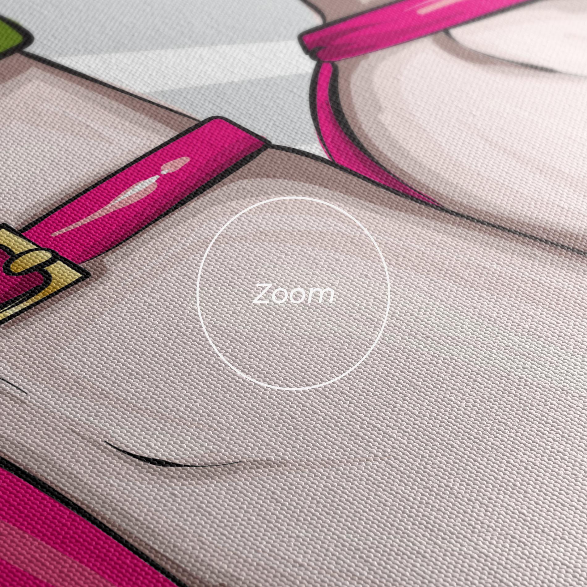 Tablou Canvas Green Nails mockup 3