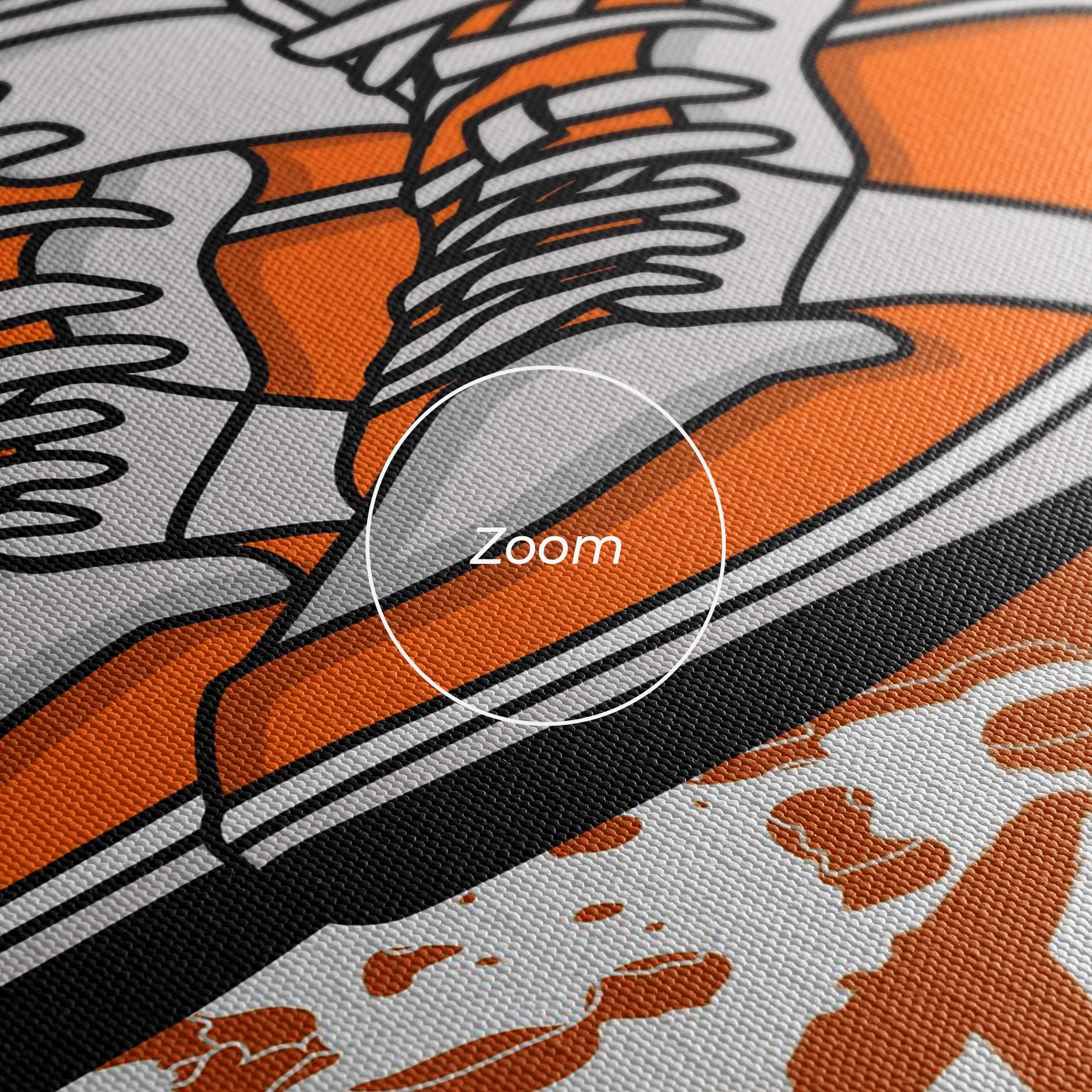 Tablou Canvas Orange Footwear mockup 3