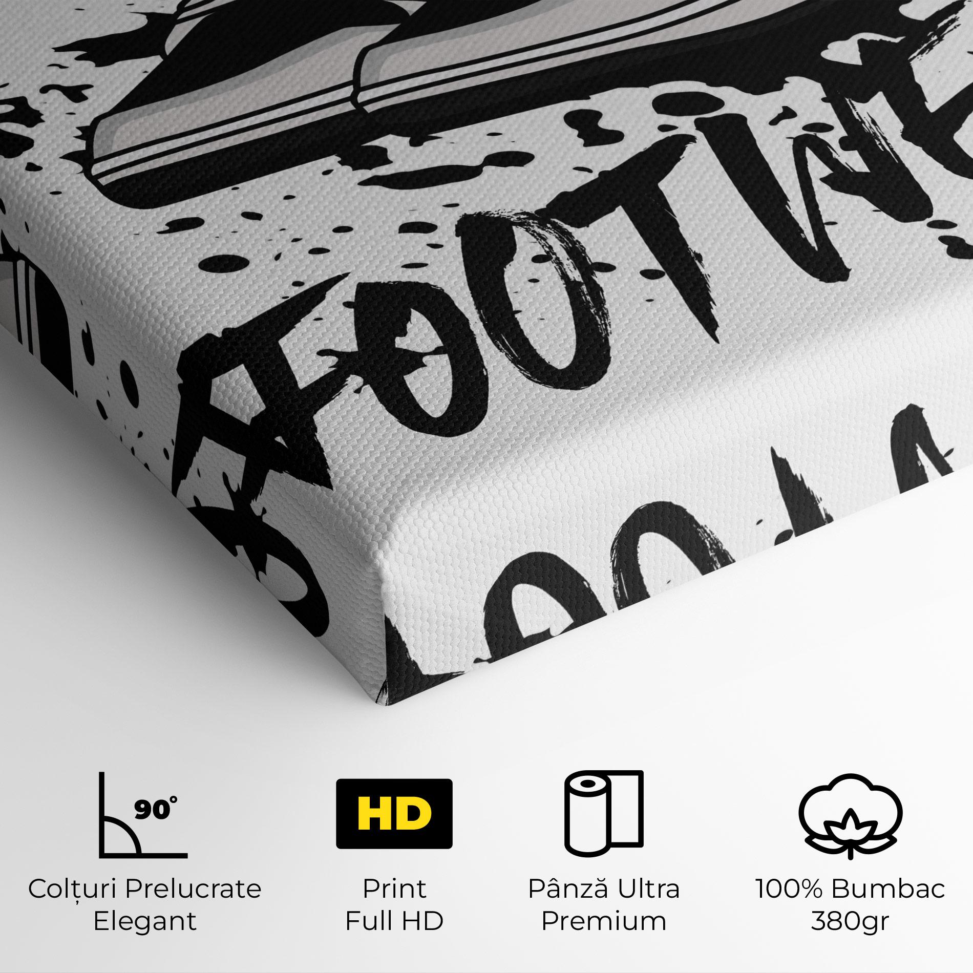 Tablou Canvas Black Footwear mockup 4