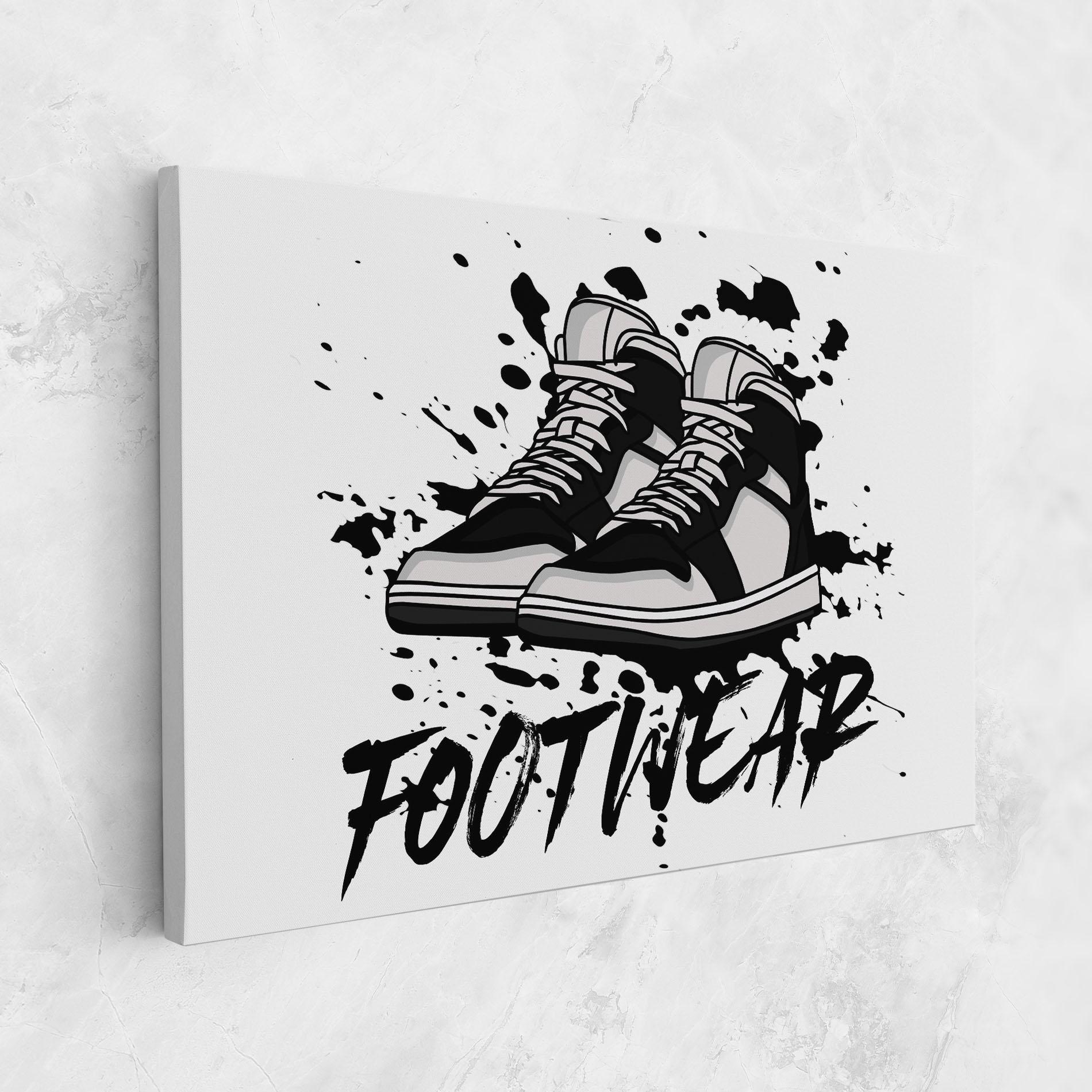 Tablou Canvas Black Footwear mockup 1