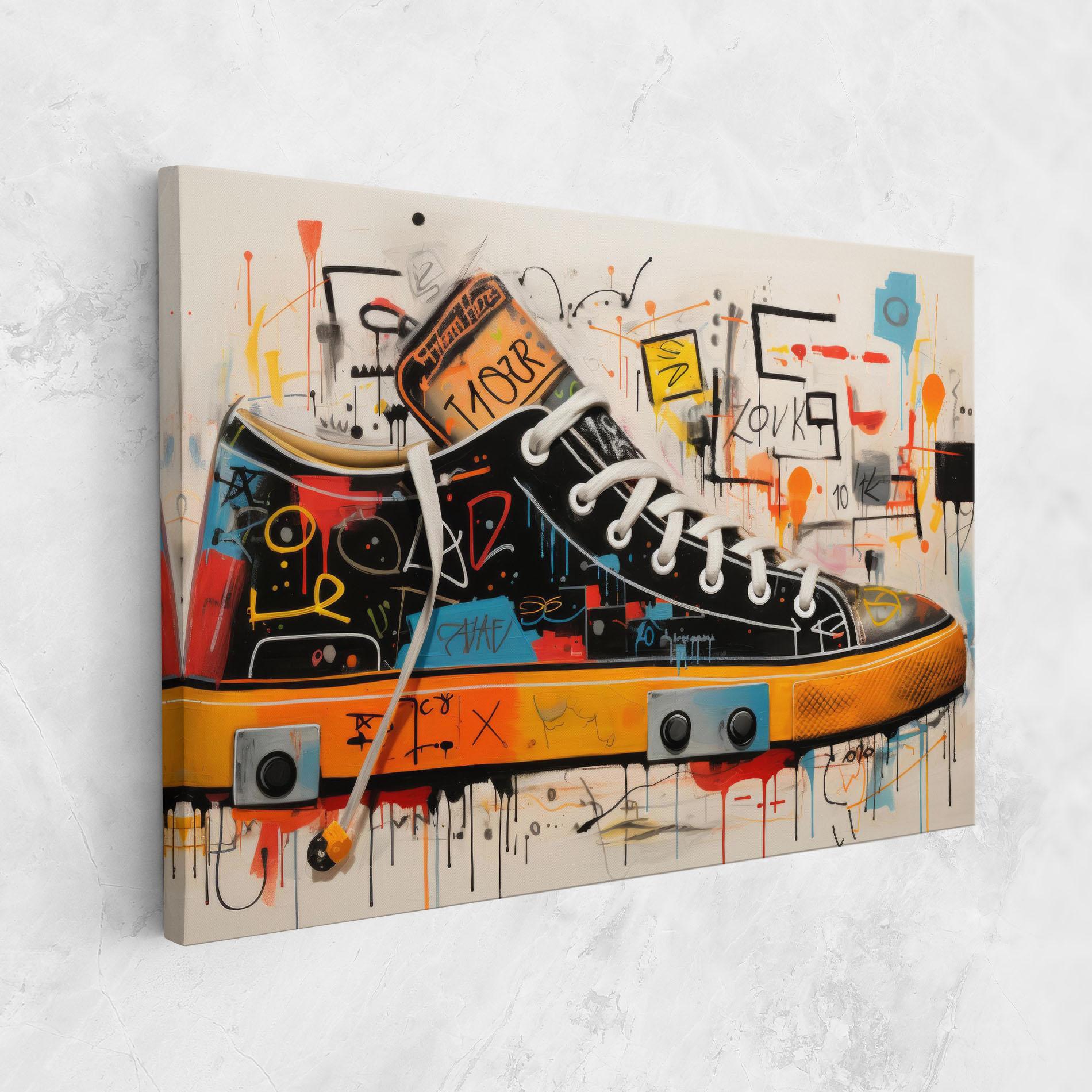 Tablou Canvas Teenager Sneakers mockup 1