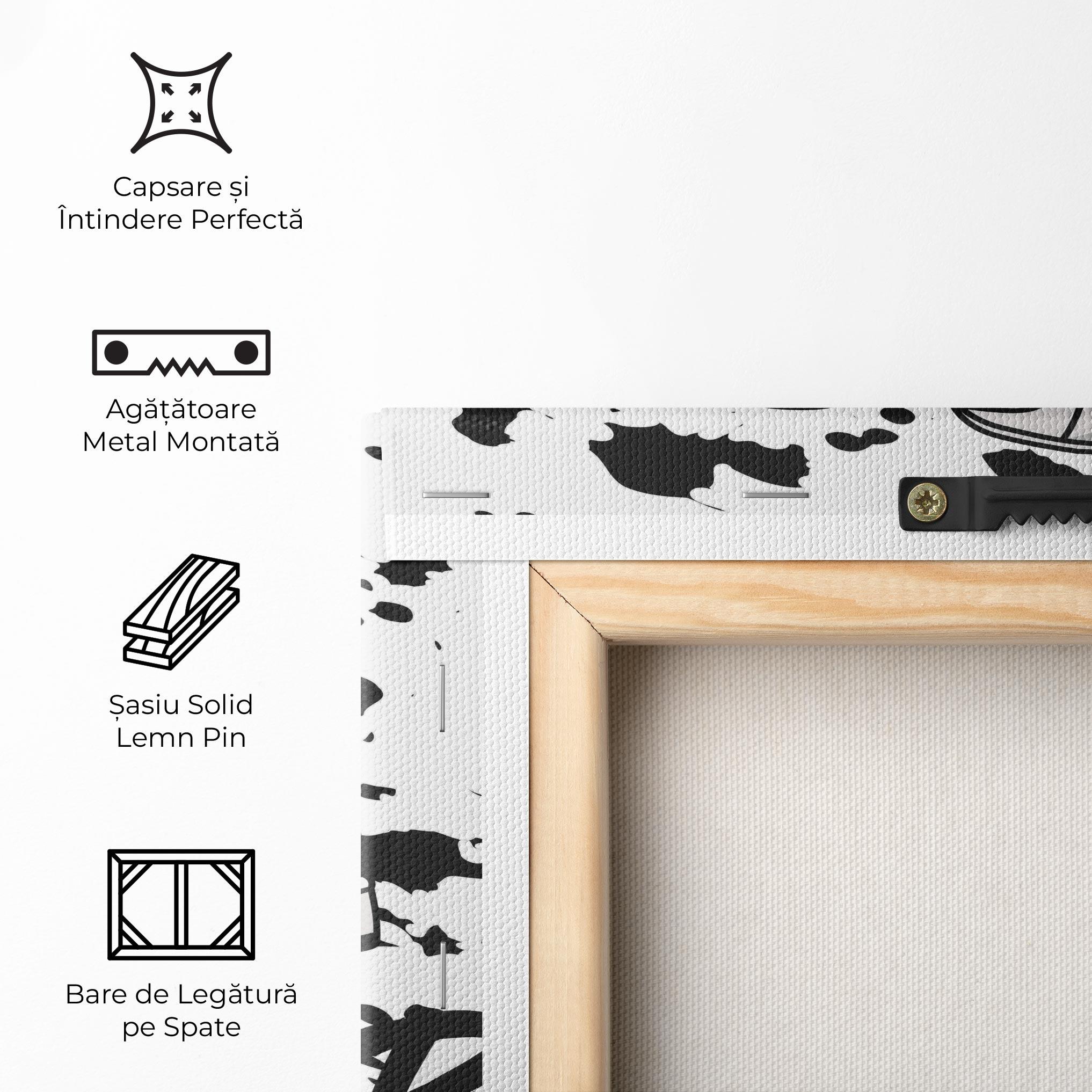 Tablou Canvas Black Footwear mockup 5