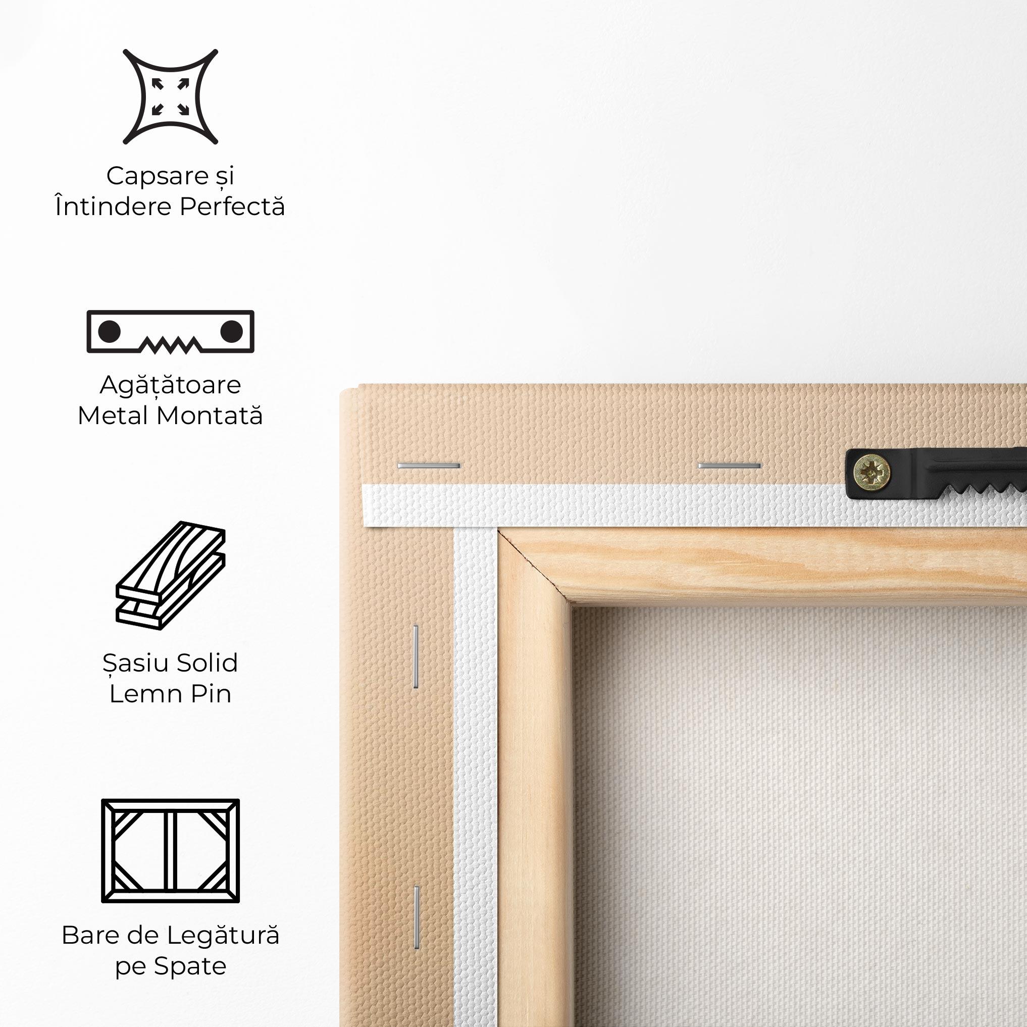 Tablou Canvas Black Heals On Cream mockup 5