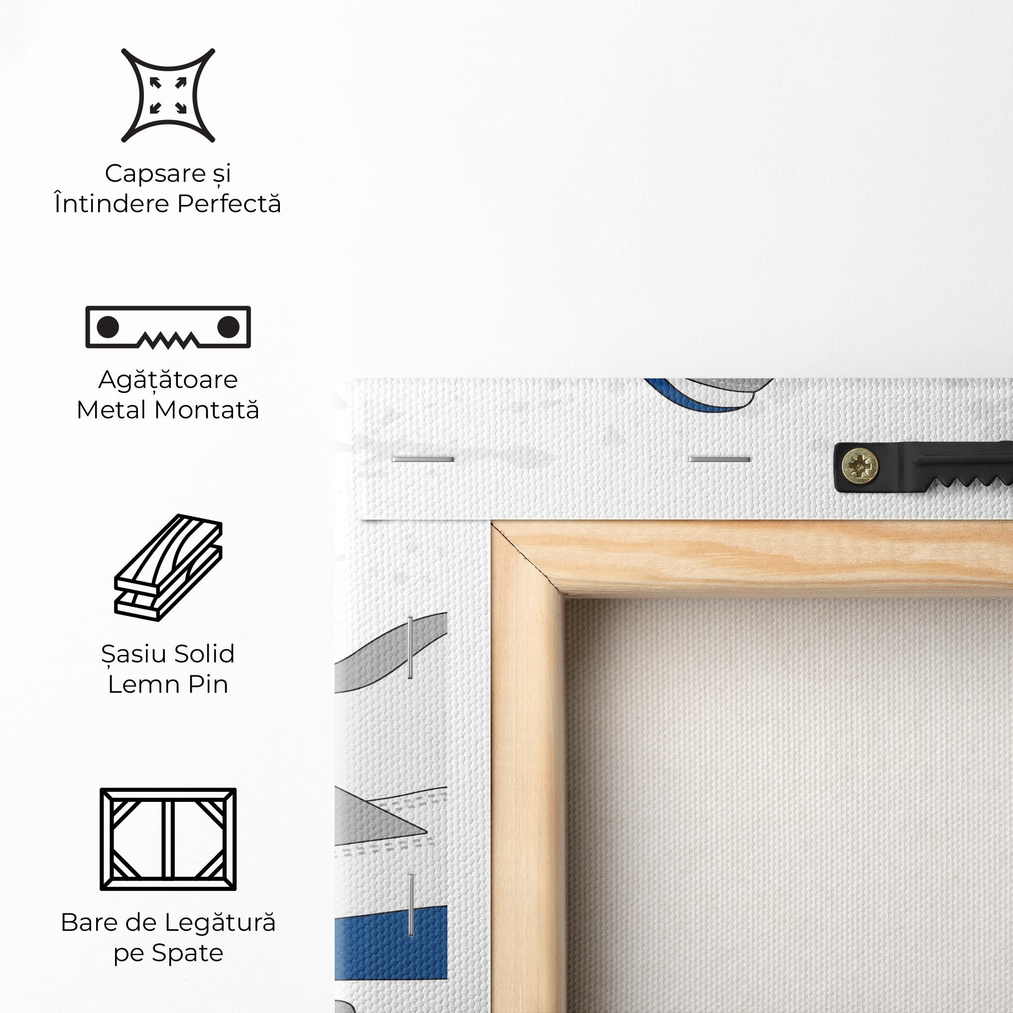 Blue Grey Sneakers mockup 5