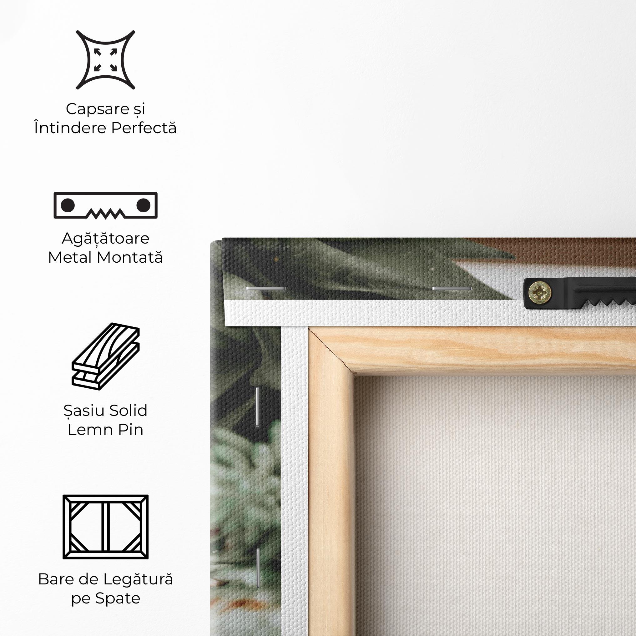 Tablou Canvas Brown Air Jordan mockup 5