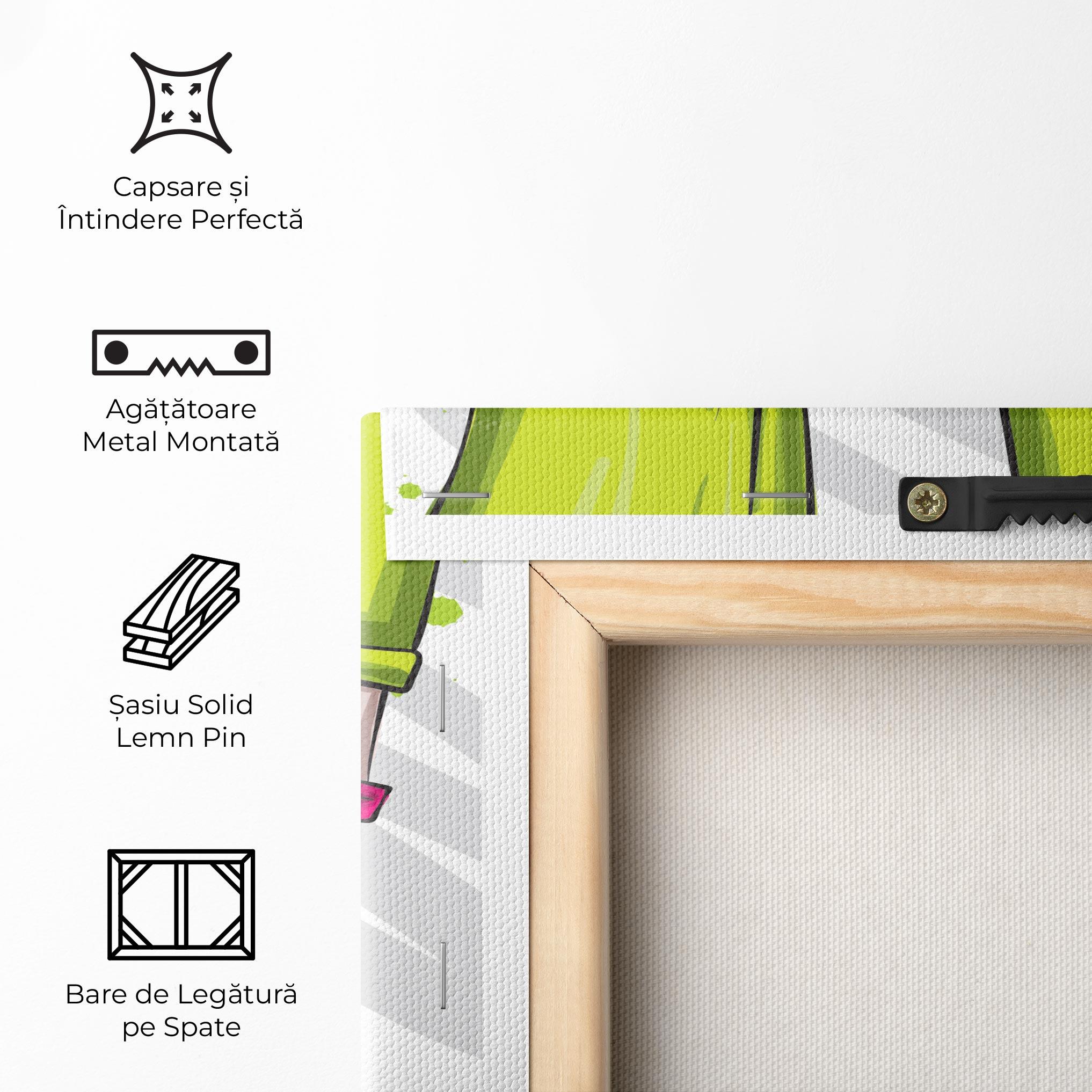 Tablou Canvas Green Nails mockup 5