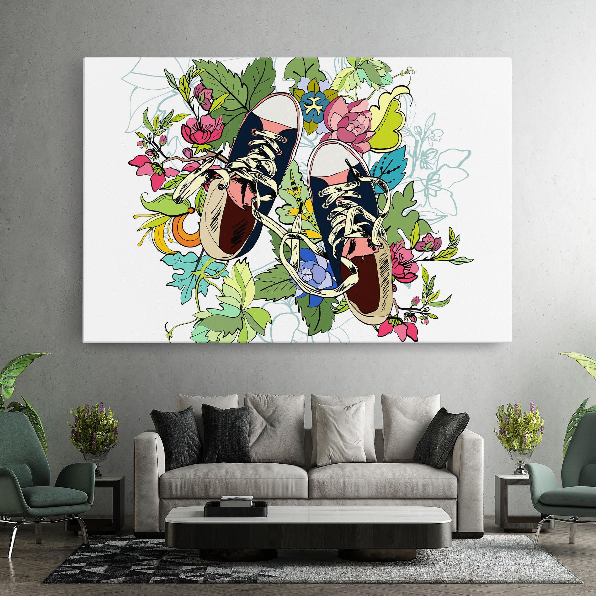 Tablou Canvas Flower Shoes mockup 7